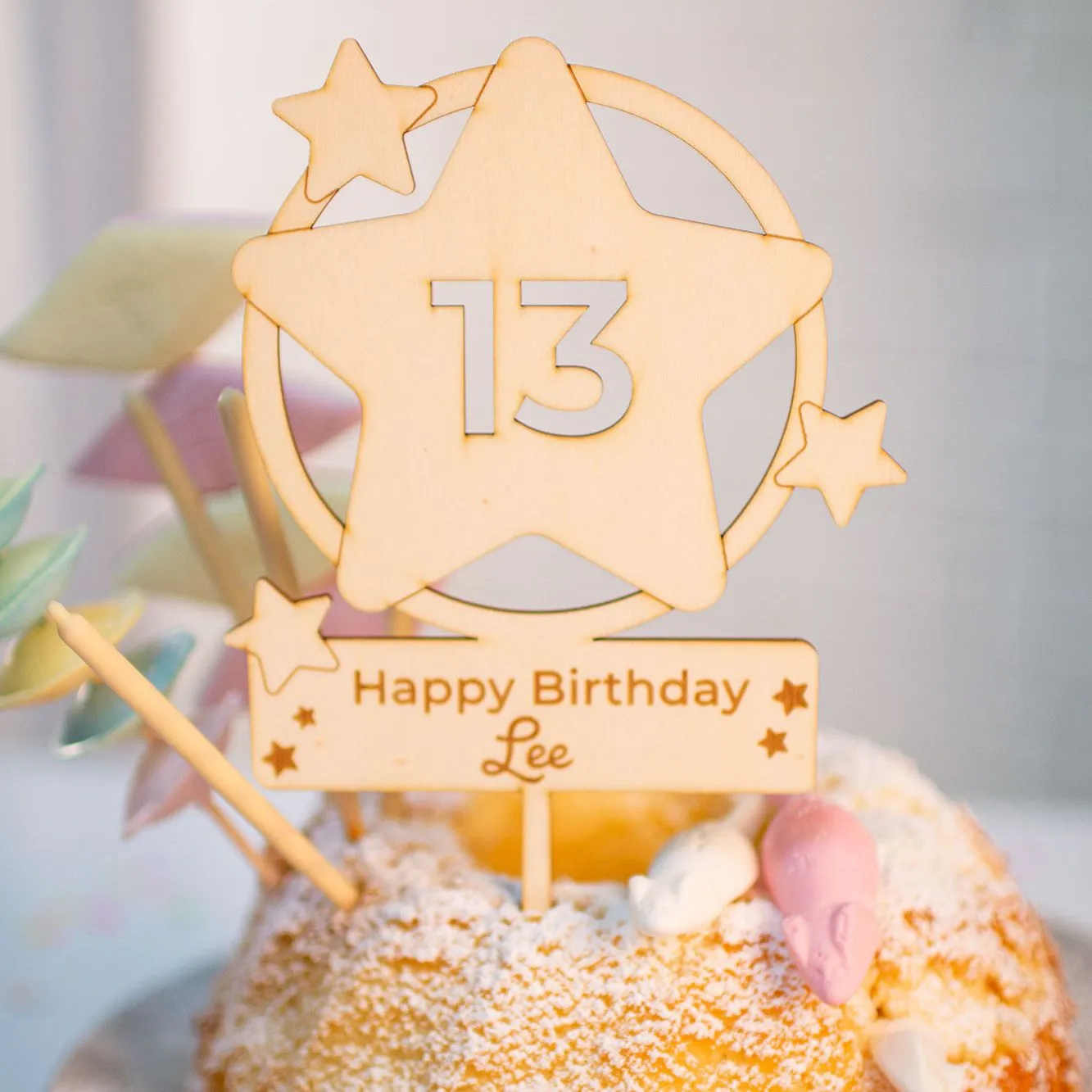 Cake Topper Ballon Stern