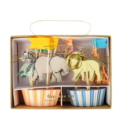 Meri Meri - Cupcake Set "Safari", 48 Teilig