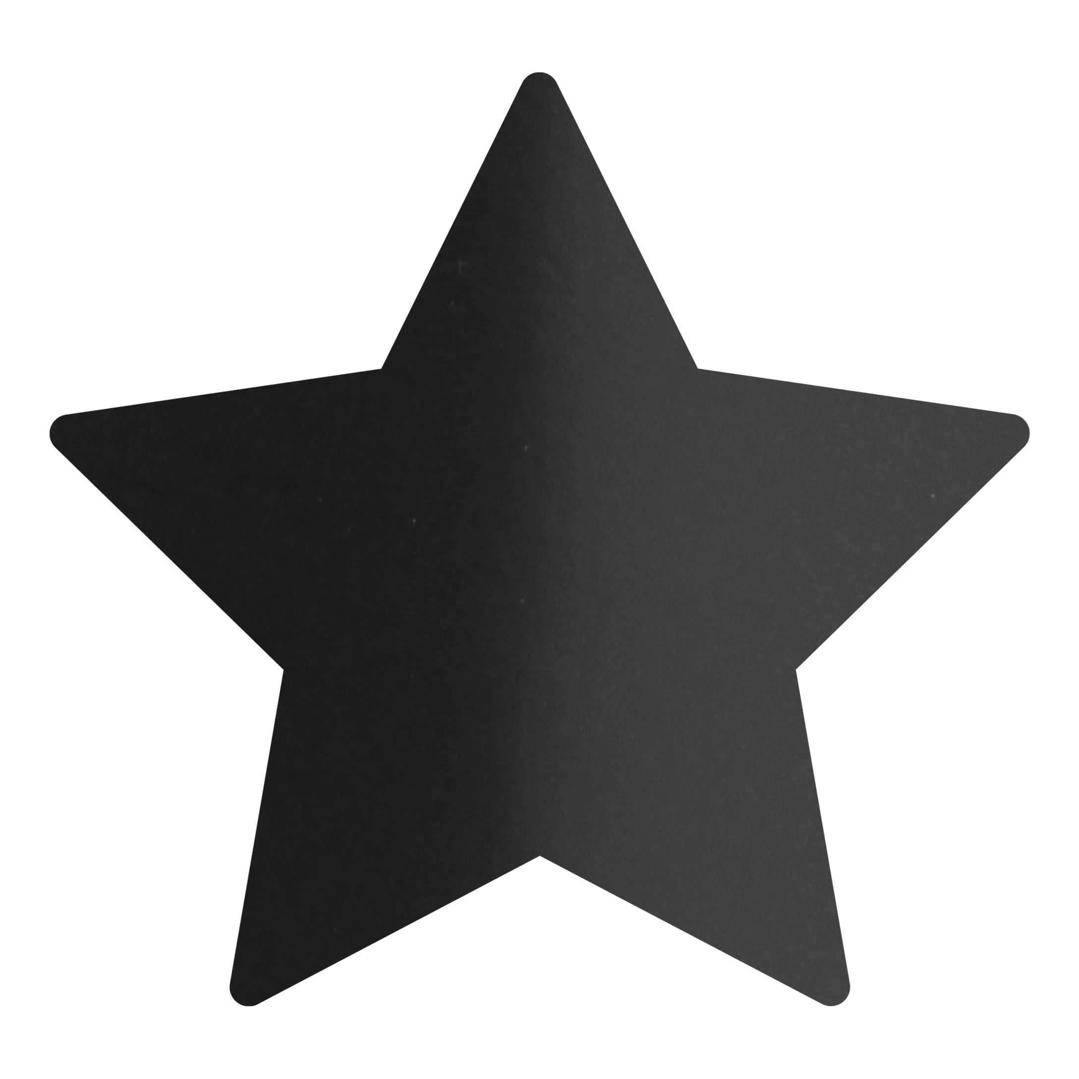 Folienkonfetti 1,7cm Stern 100g Satin Schwarz