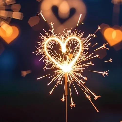 funkenring, herzlichter, funkenstab, feuerwerk, sparkler