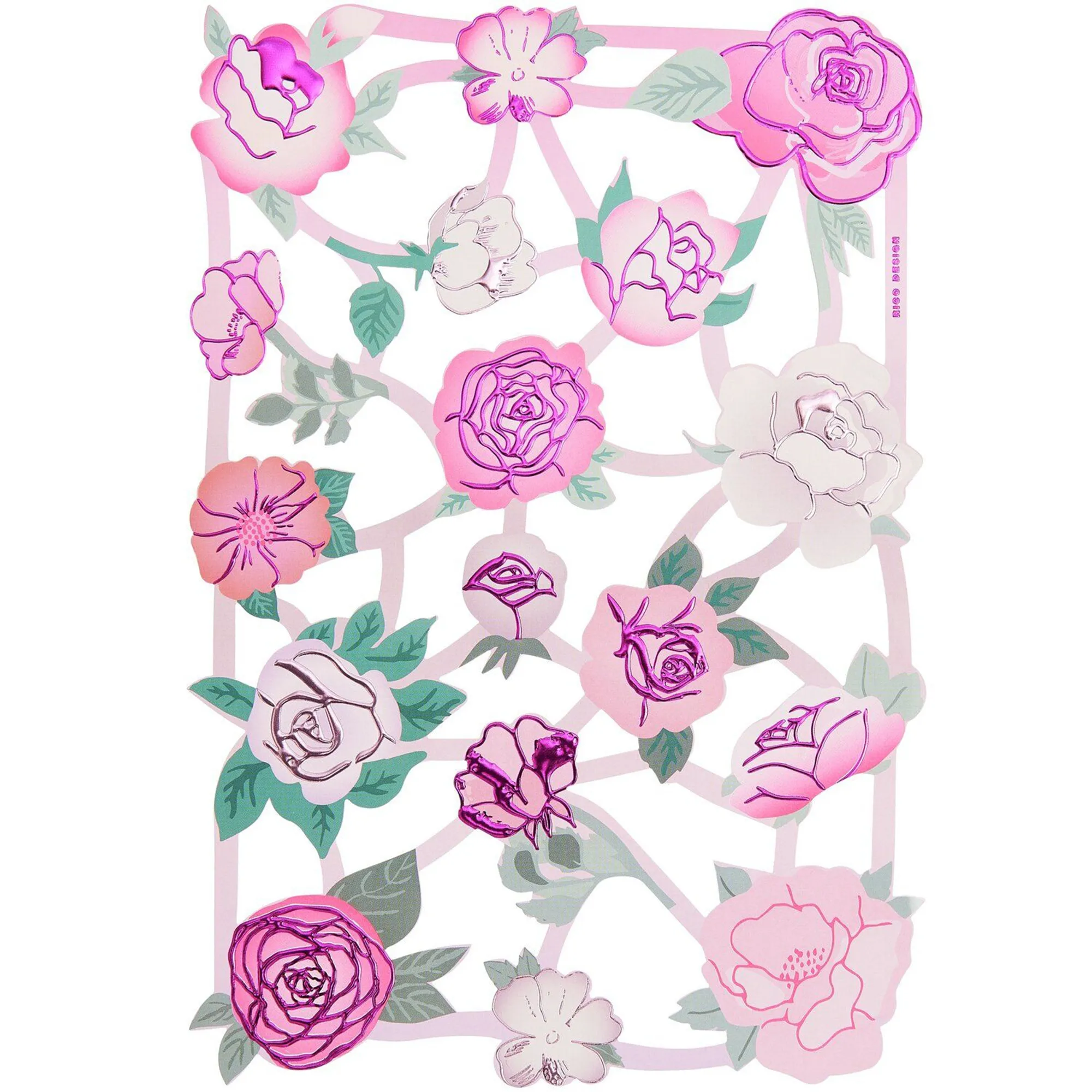 Florales Design, Muster, Blume, Pflanze, Rose