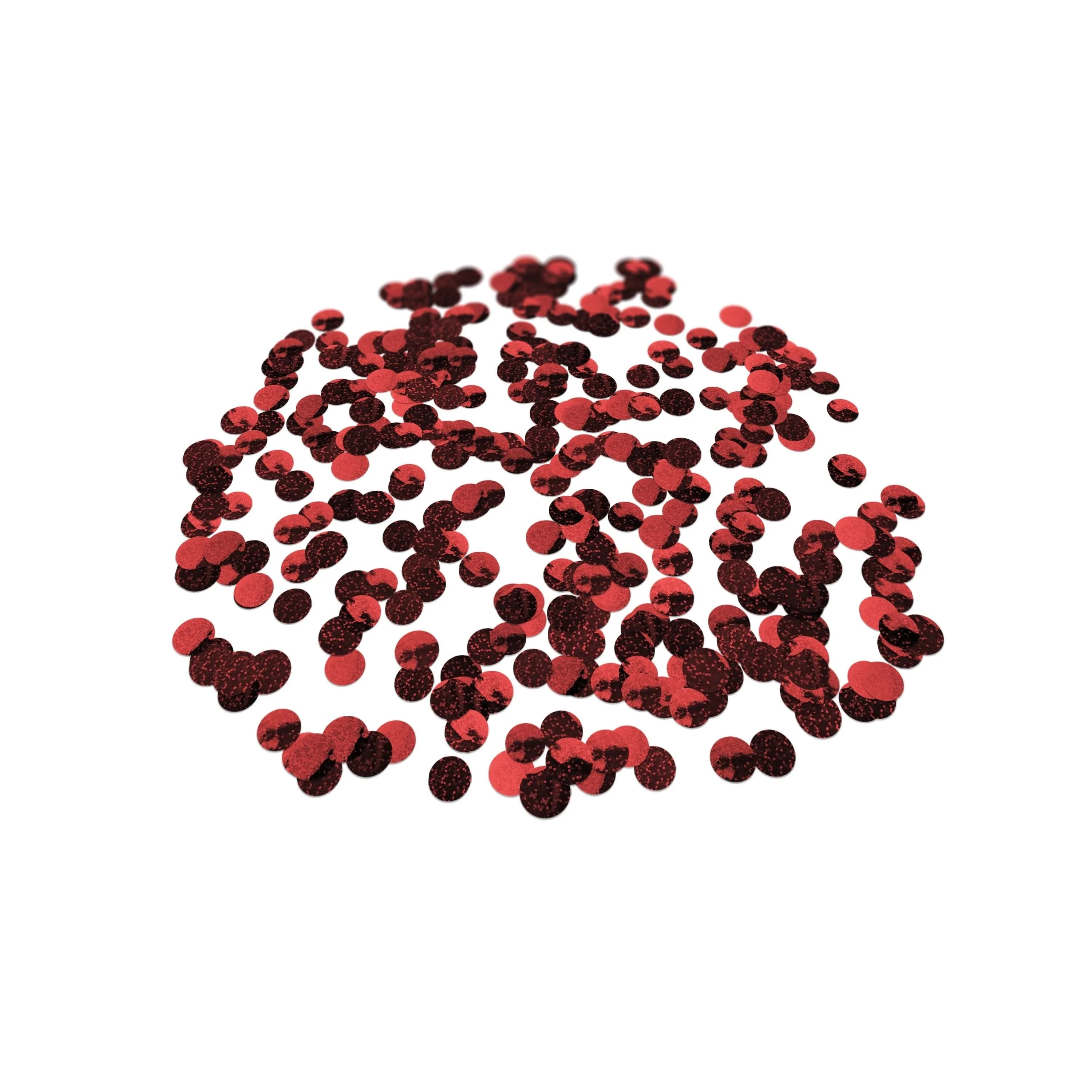Folienkonfetti 2cm Rund 100g Holo Rot