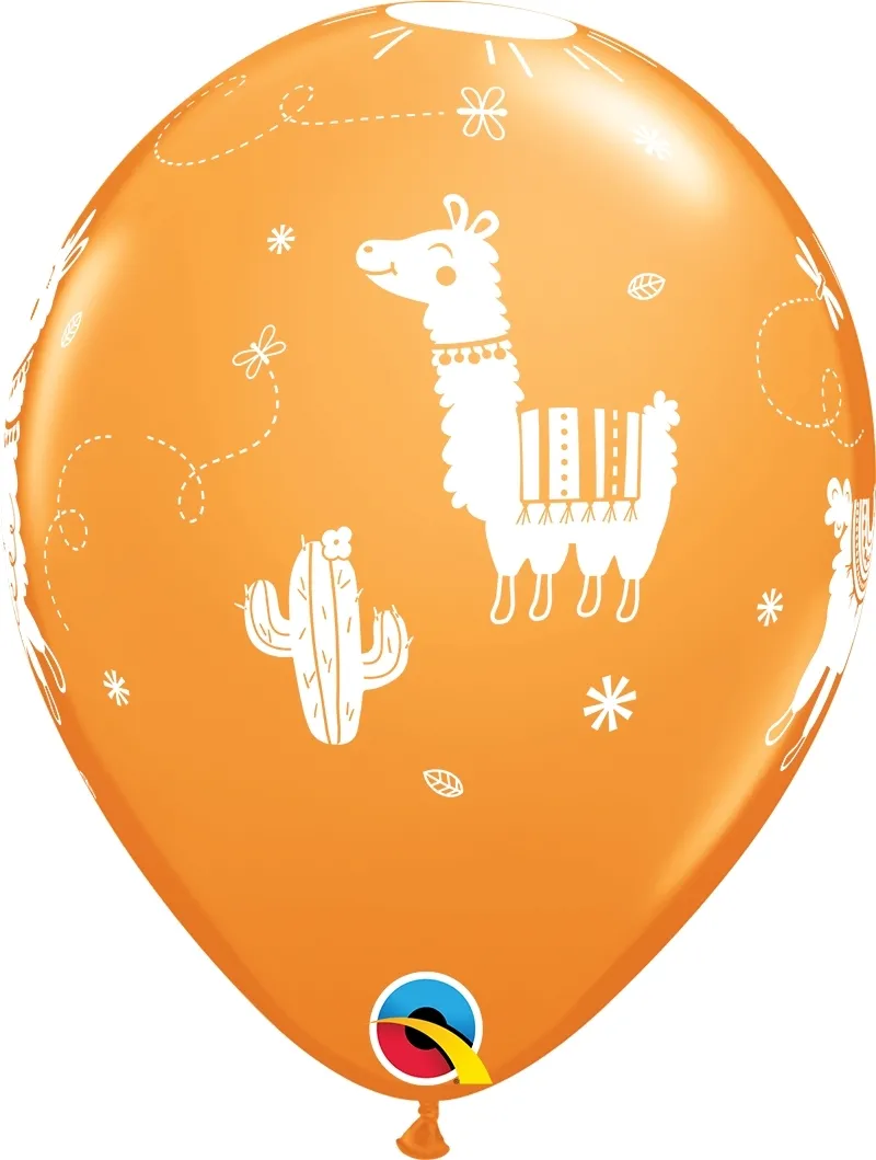 Qualatex Latexballon Lamas verschiedene Farben Ø 30cm