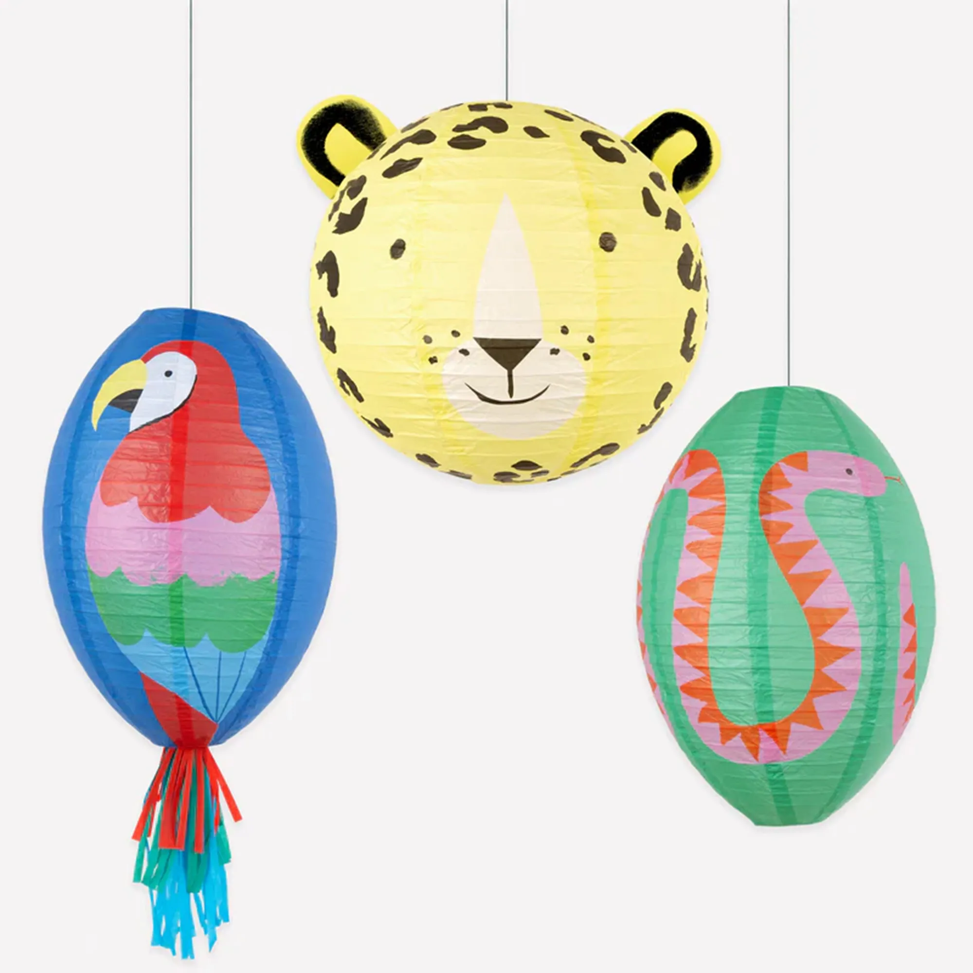 Lampion, Pallone carta, Leopard, Leopard Muster, Tropical Ballon