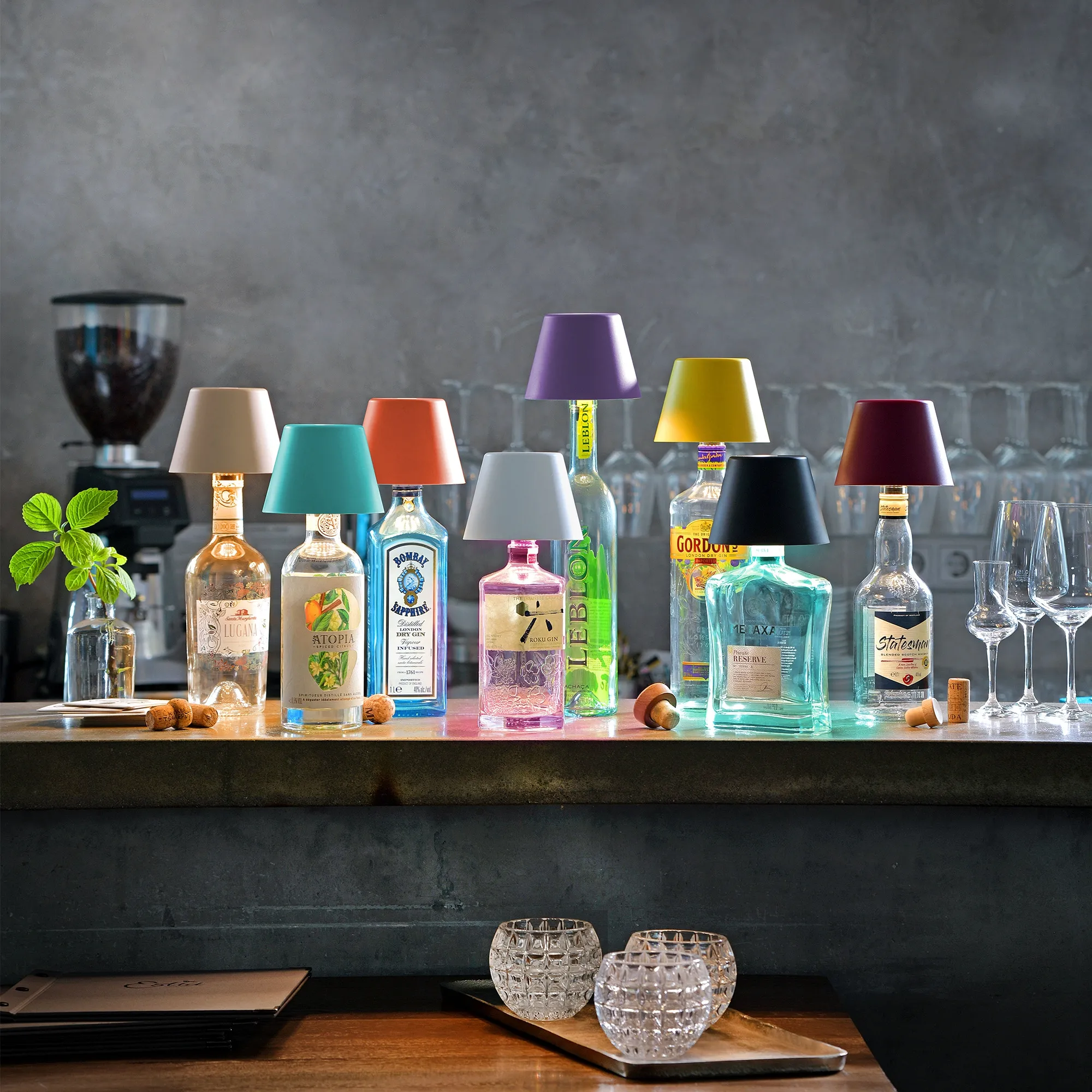 Lampe, Glas