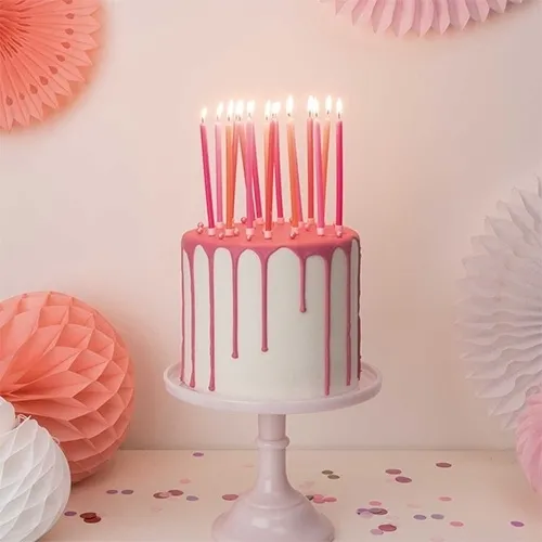 kuchen, torte, drip, geburtstag, kerzen