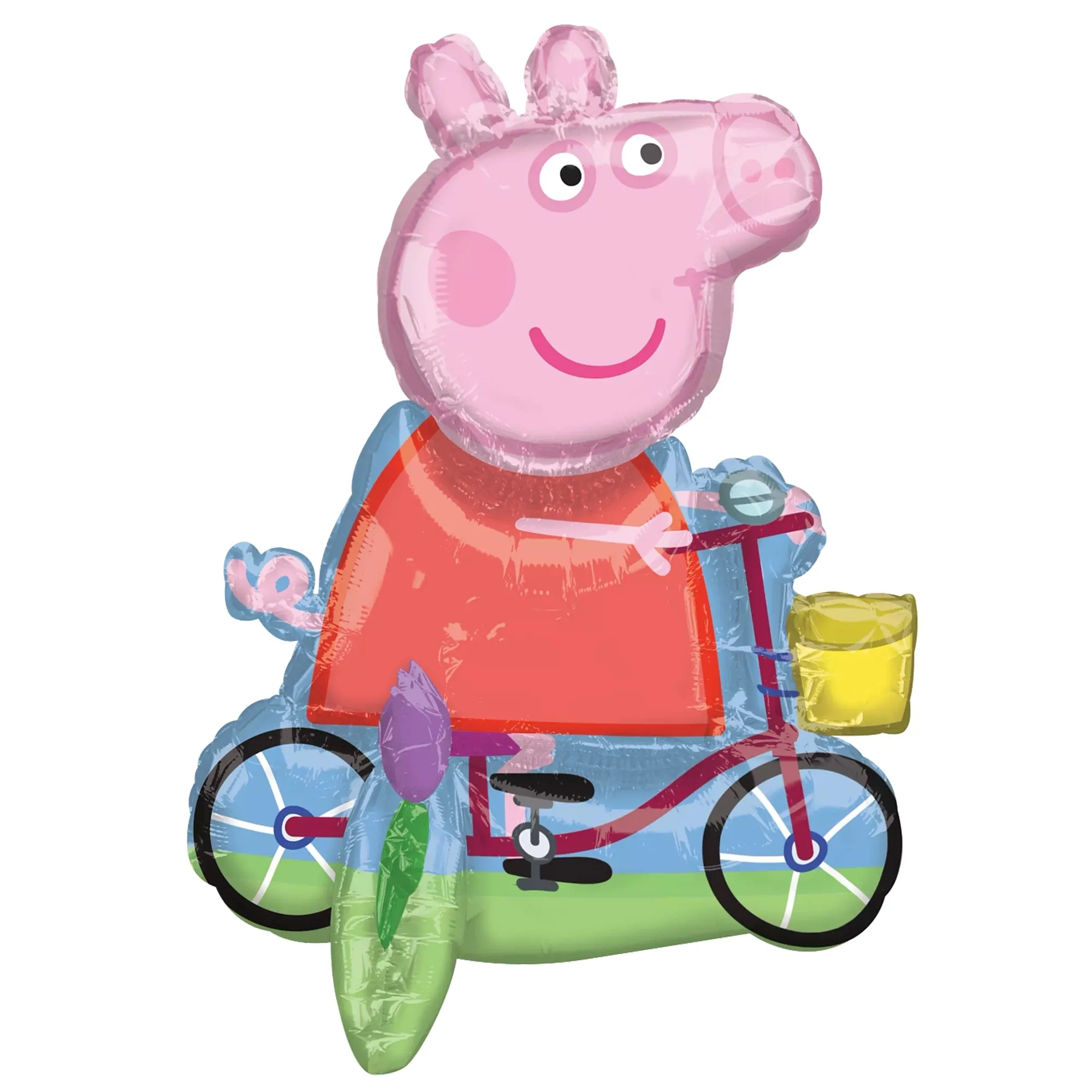 Folienballon "Peppa Pig" - NUR LUFTBEFÜLLUNG, 55 x 45 cm