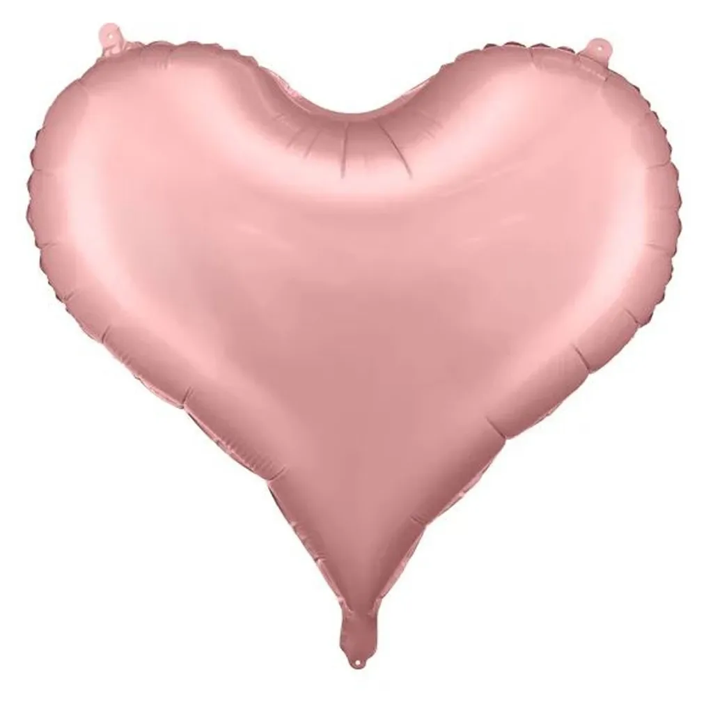 Herzballon, Luftballon, Folienballon, Rosa, Herzform