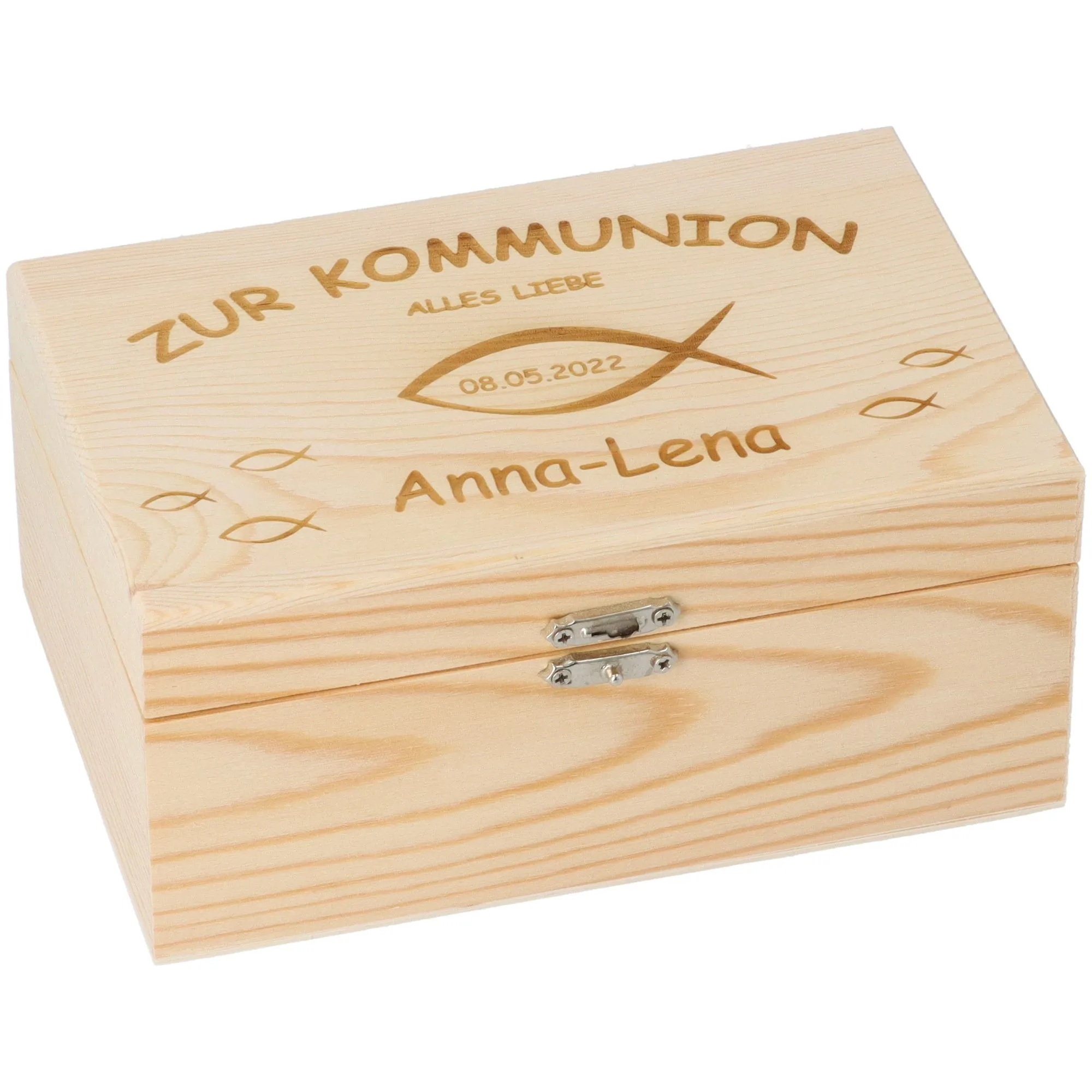 Holzbox, Schmuckbox, Kassette, Personalisierbar, Hochzeitsgeschenk