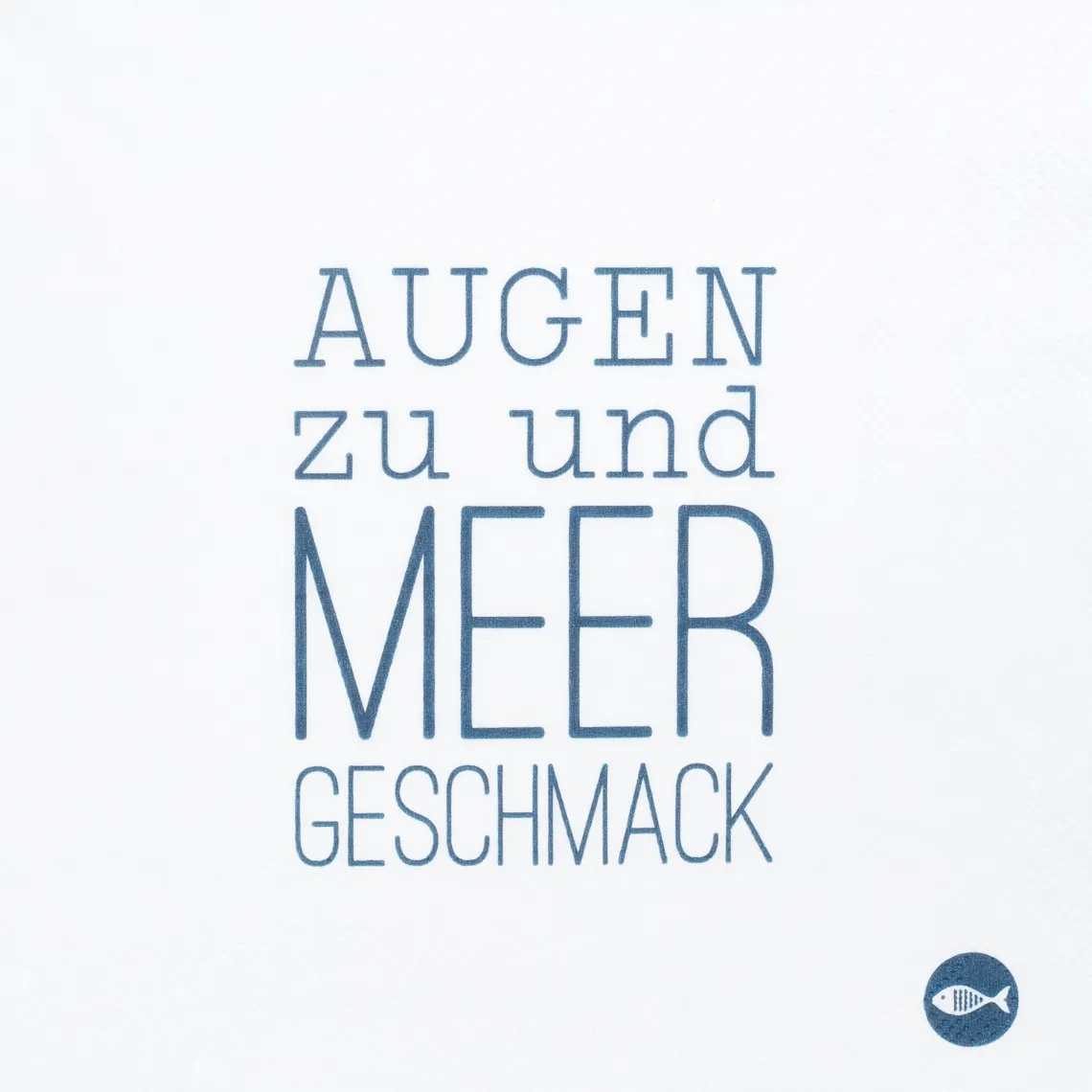 Räder Design - 20 Servietten "Augen zu und MEER Geschmack"