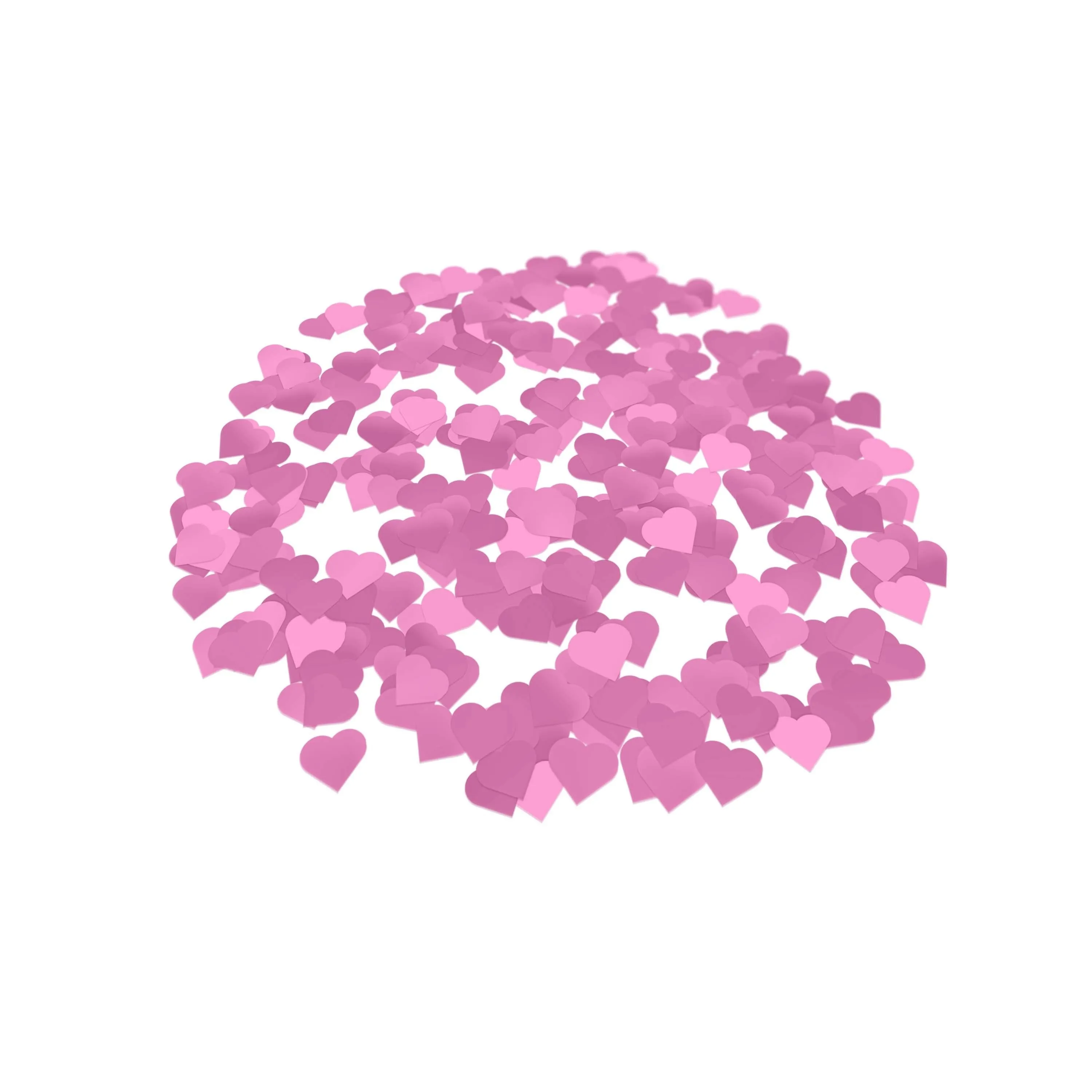 Folienkonfetti 3cm Herz 100g Satin Pink