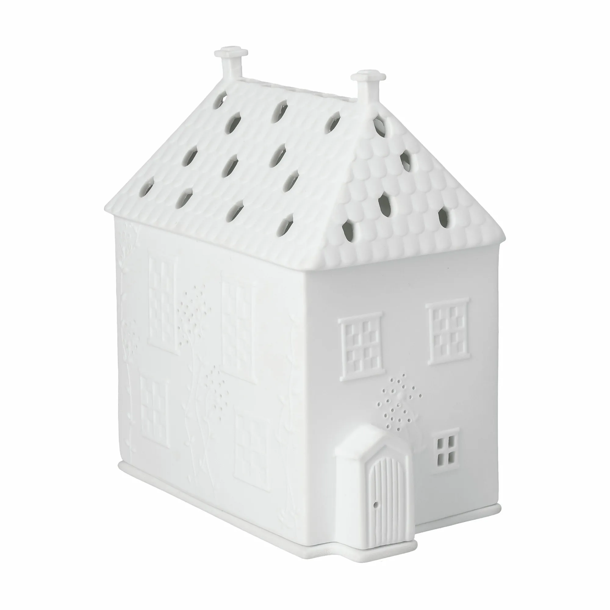Weißes Haus, Dekohaus, Dekofigur, Porzellan, Miniaturhaus