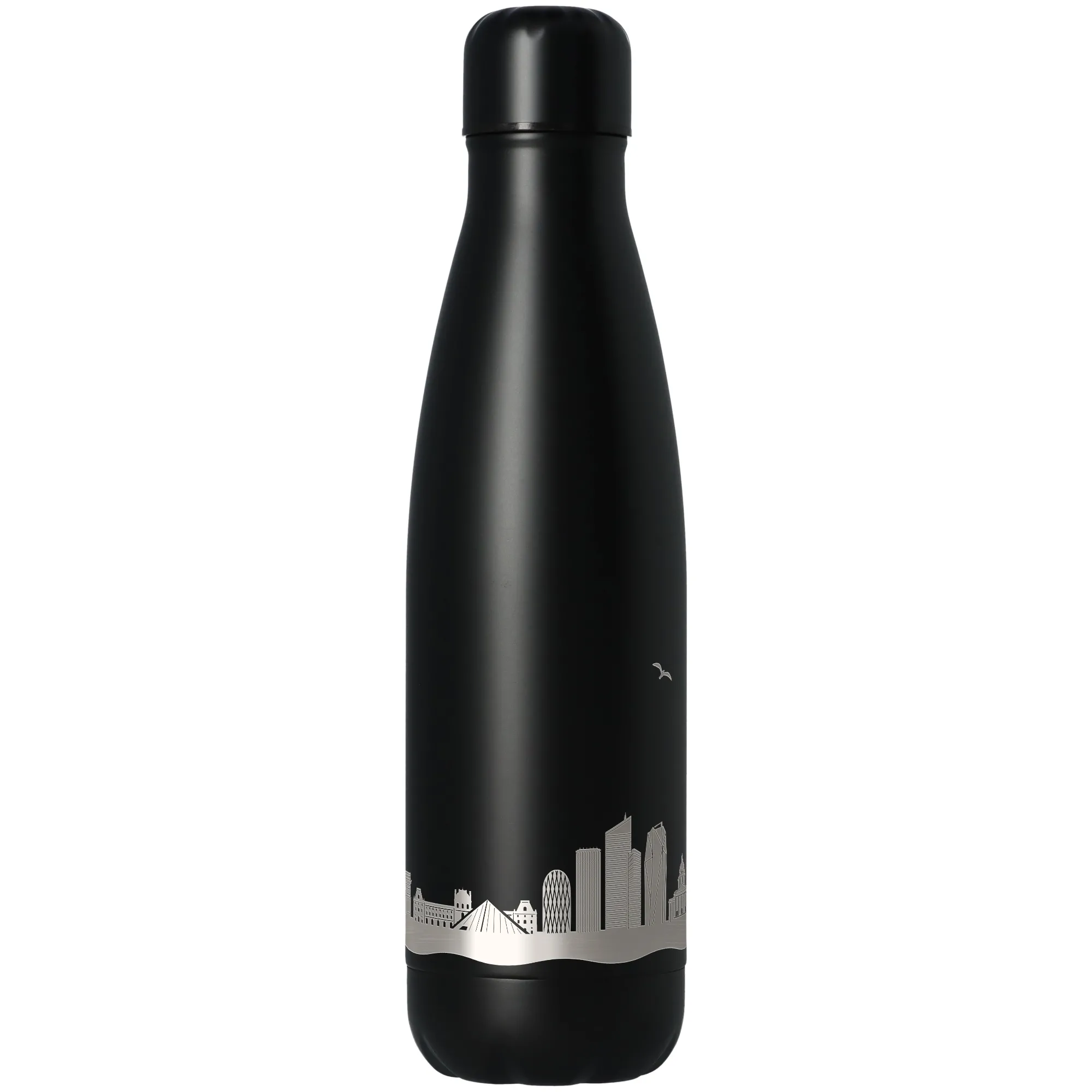 Trinkflasche Skyline Paris Schwarz 500ml