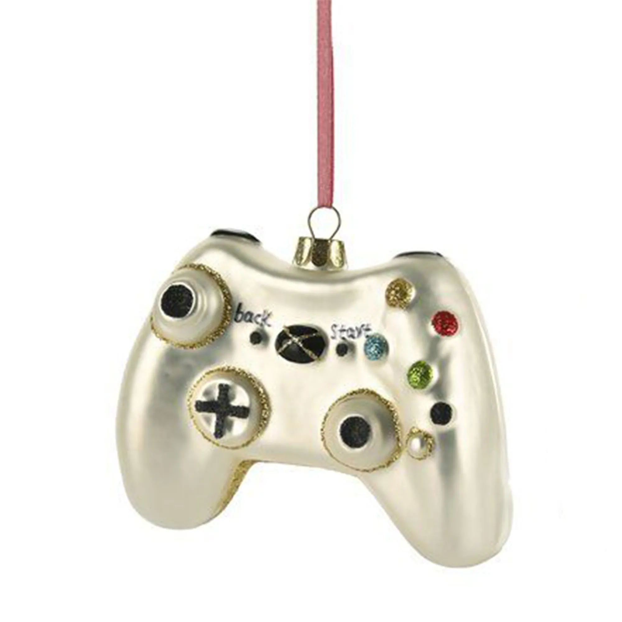 Weihnachtskugel "Controller, weiß"