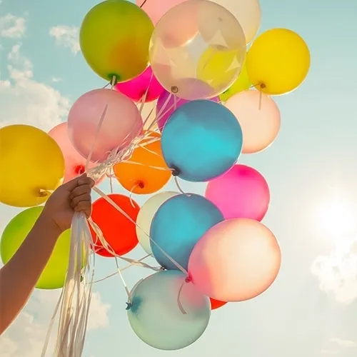 Ballons, Farbballons, Luftballons, bunt, Feier