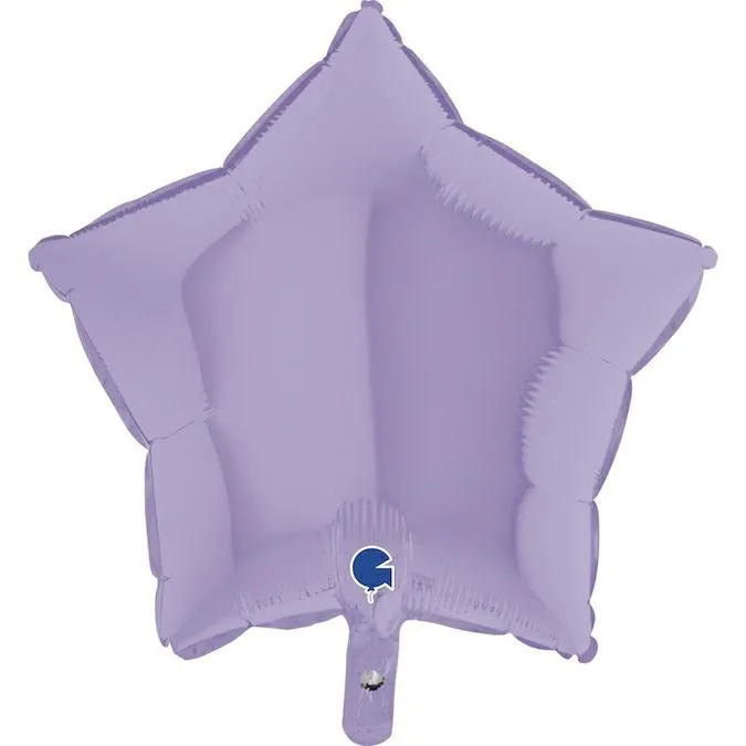 Folienballon Stern Matte Lila 45cm