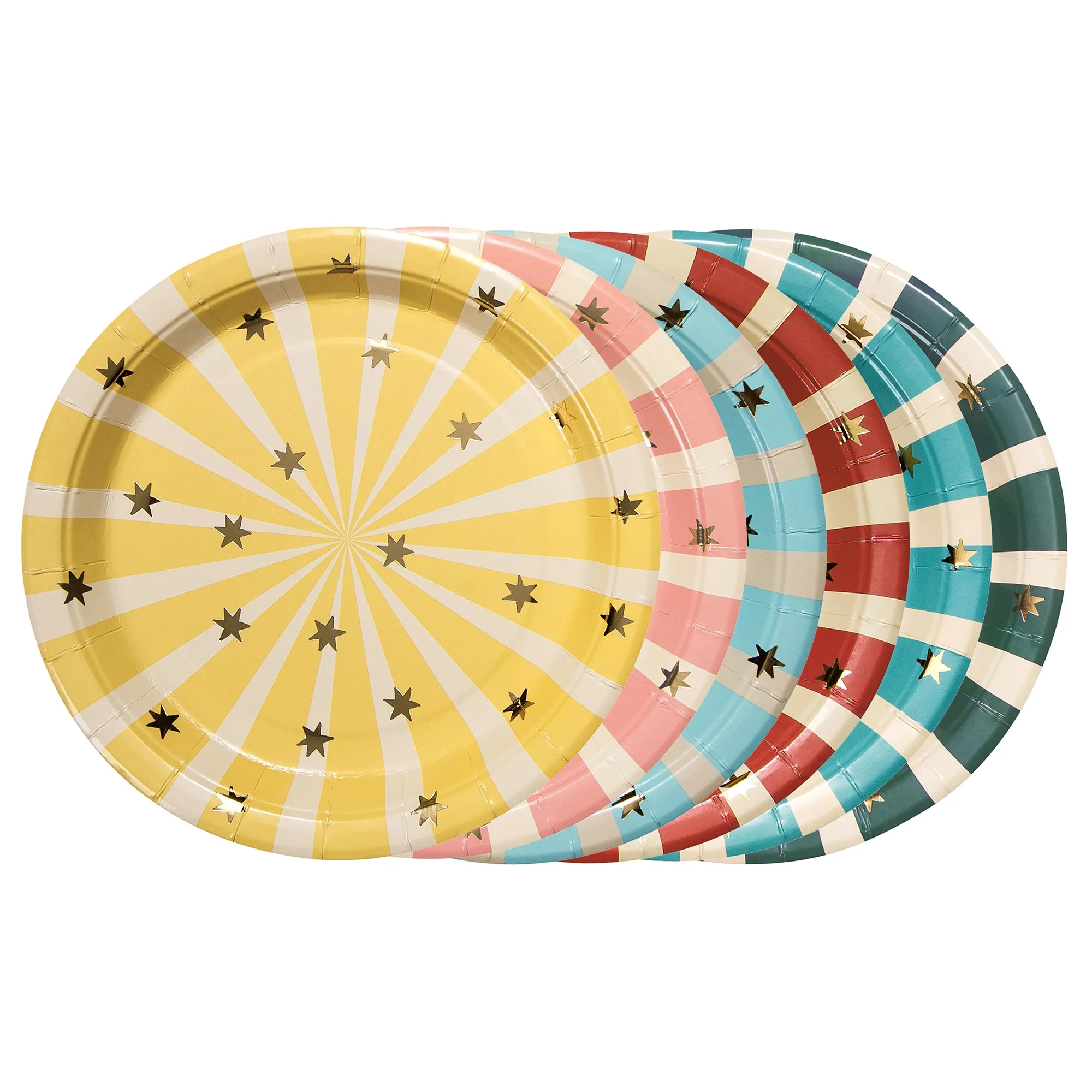 6 Pappteller "Zirkus" 18 cm