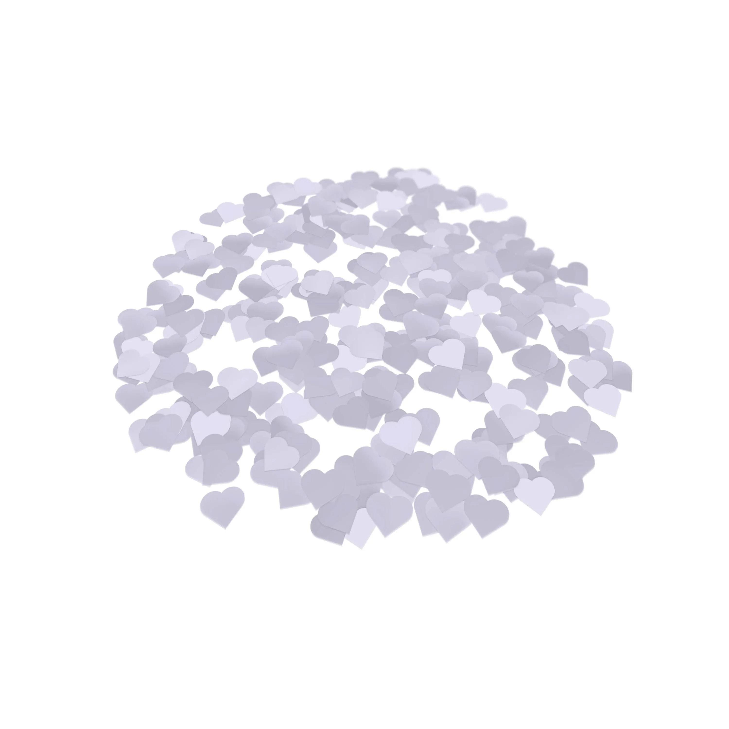 Folienkonfetti 3cm Herz 15g Satin Hellblau