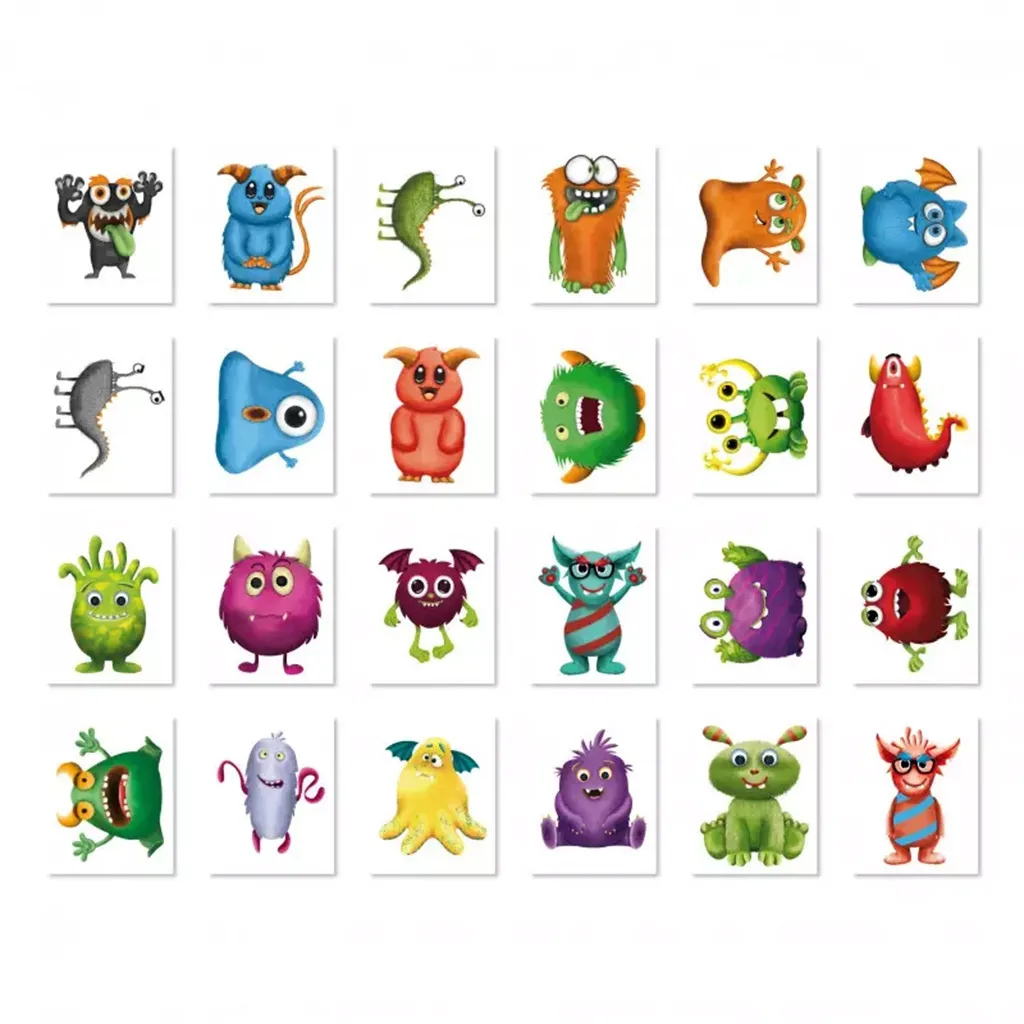 Monster - 24 Mini-Tattoos