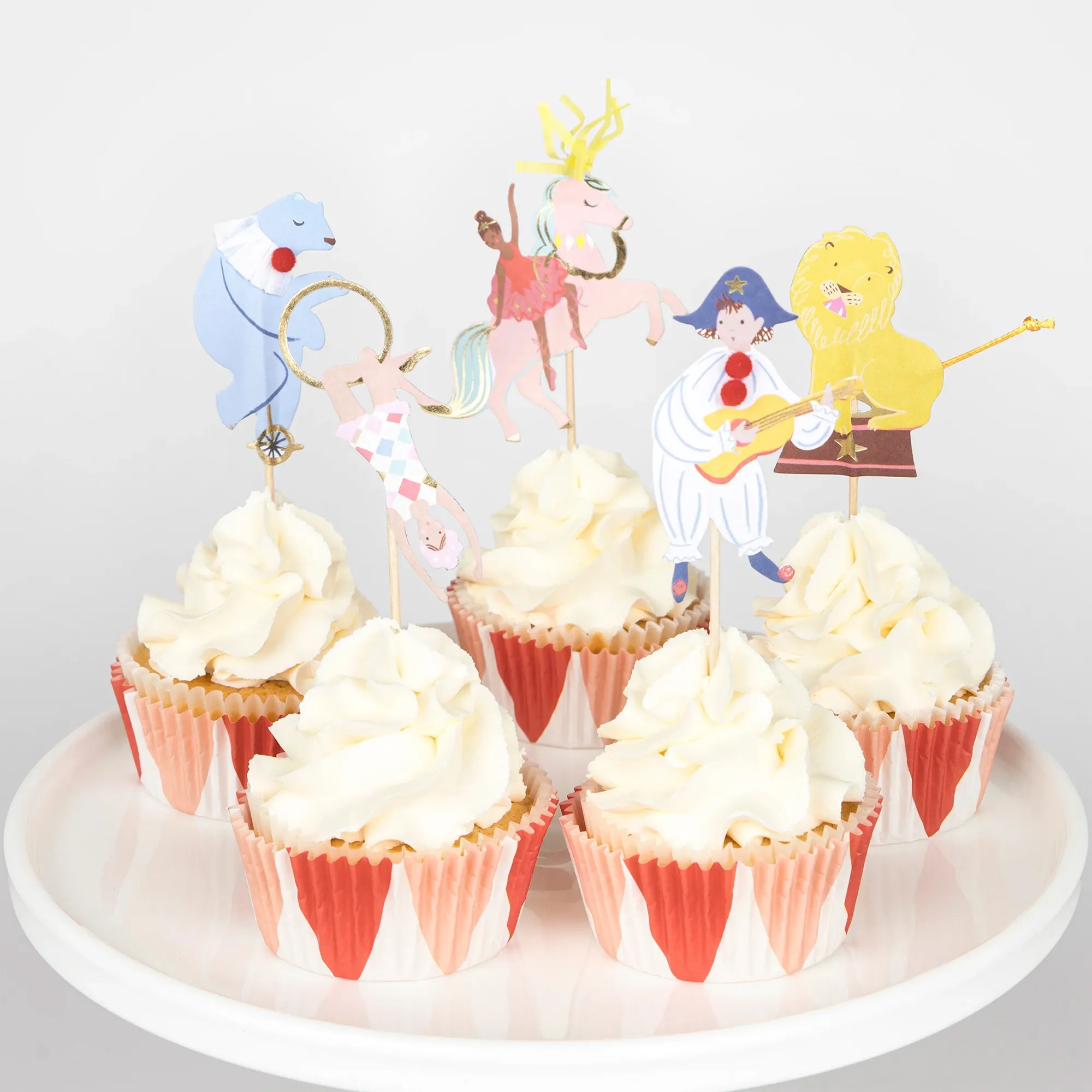Meri Meri - Cupcake Set "Zirkus" 48 Teilig