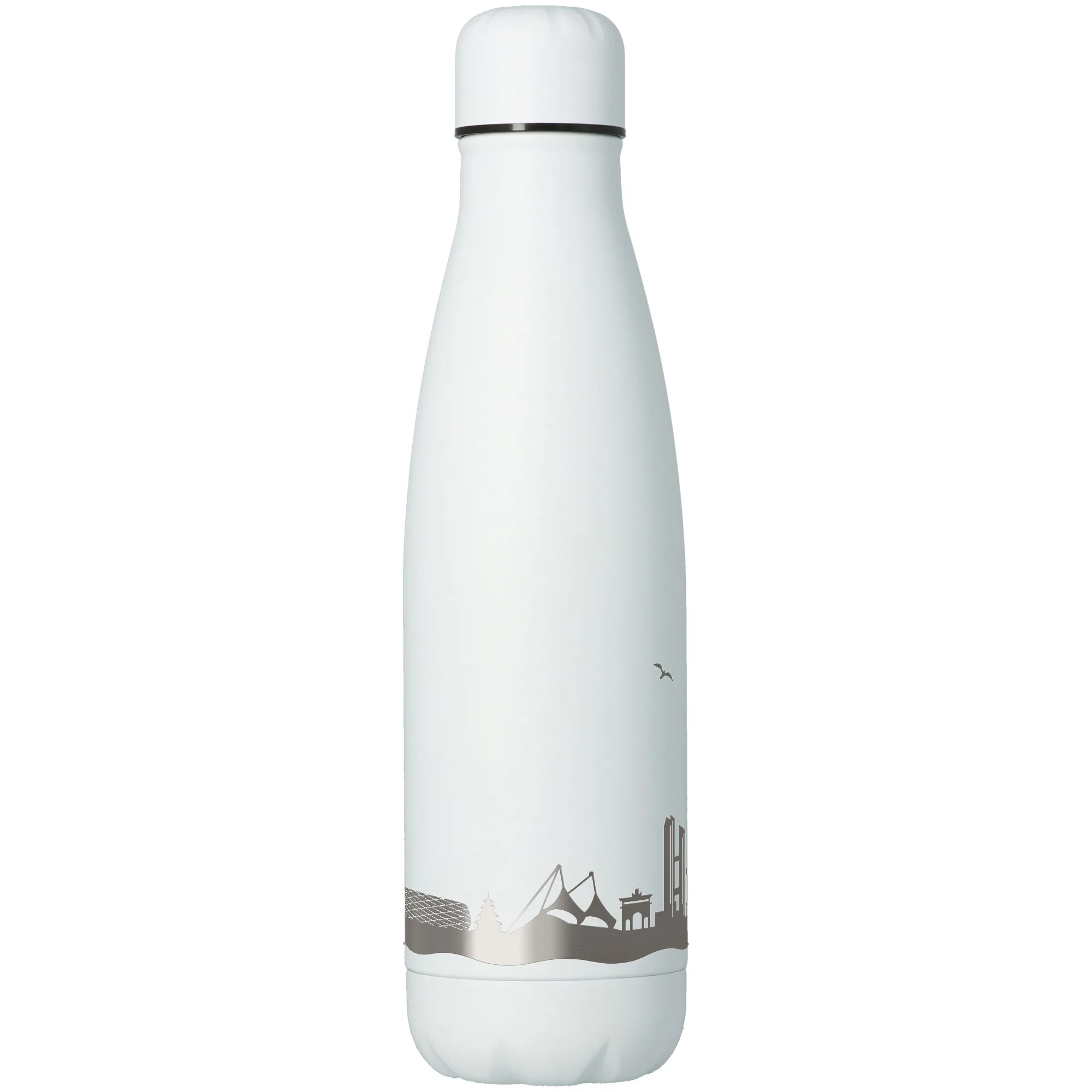 Trinkflasche Skyline München Weiß 500ml