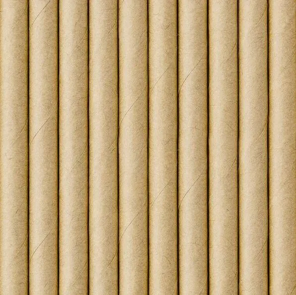 10 Papierstrohhalme, Natur