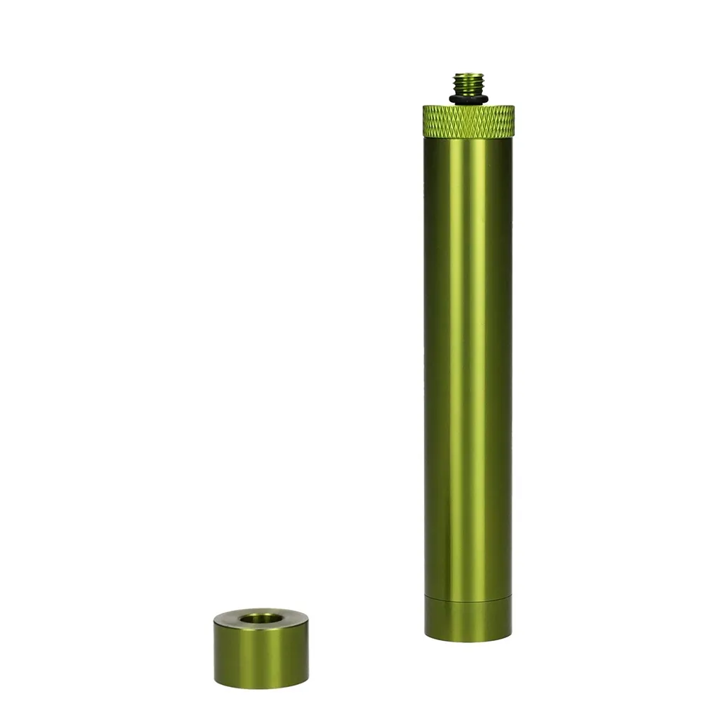 grüner Zylinder, Spindel/Bohrzylinder, Luftdichte Verschlusskappe, Metallisch, Halterungszubehör