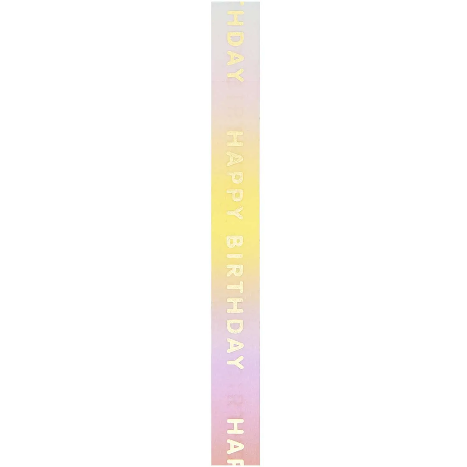 Tape "HappyBirthday" Regenbogen