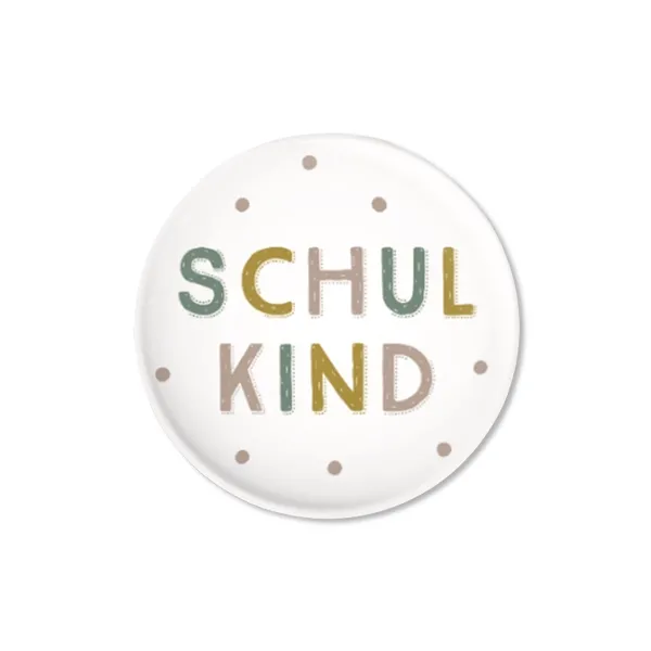 Button "Schulkind", Pastell