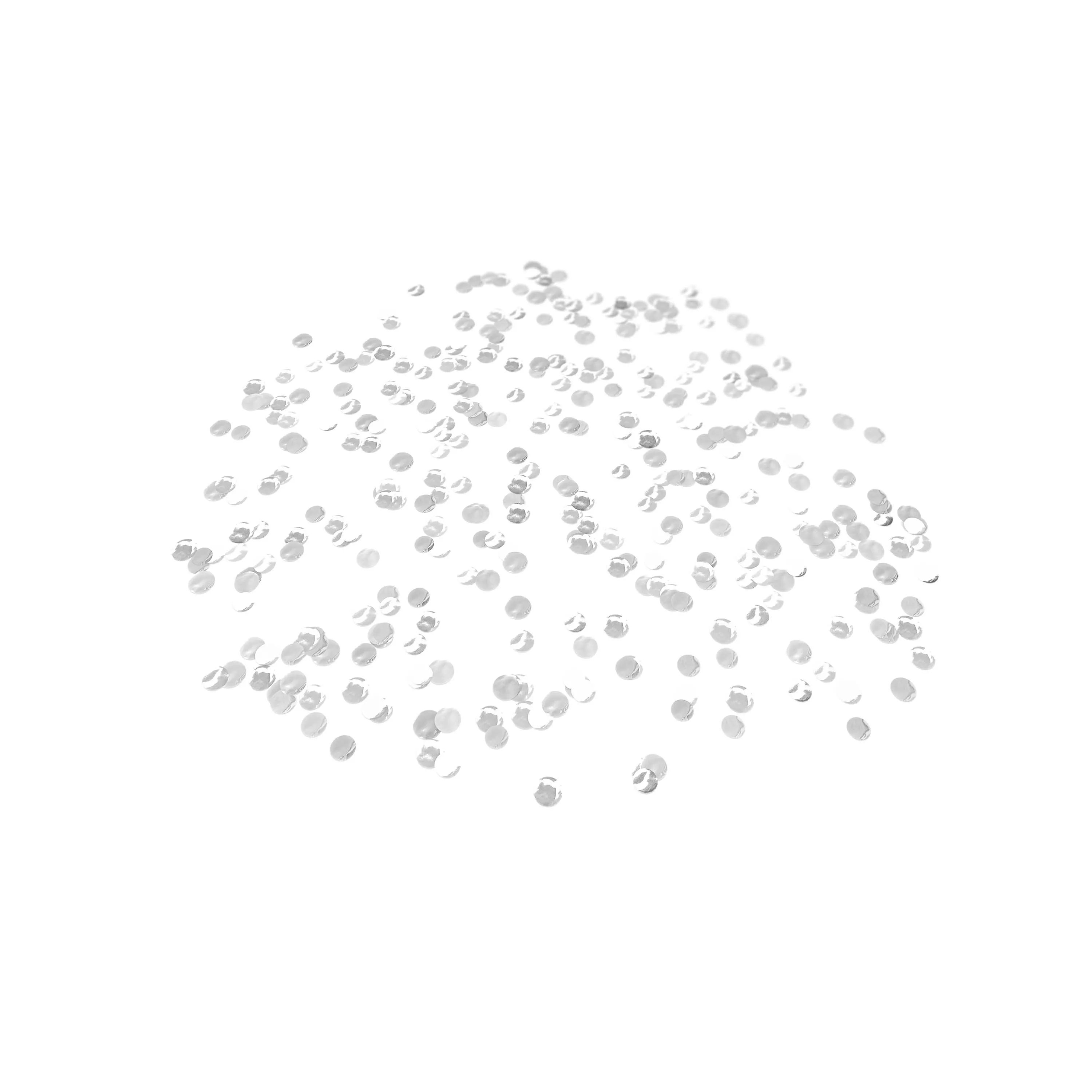 Folienkonfetti 1cm Rund 1kg Weiß