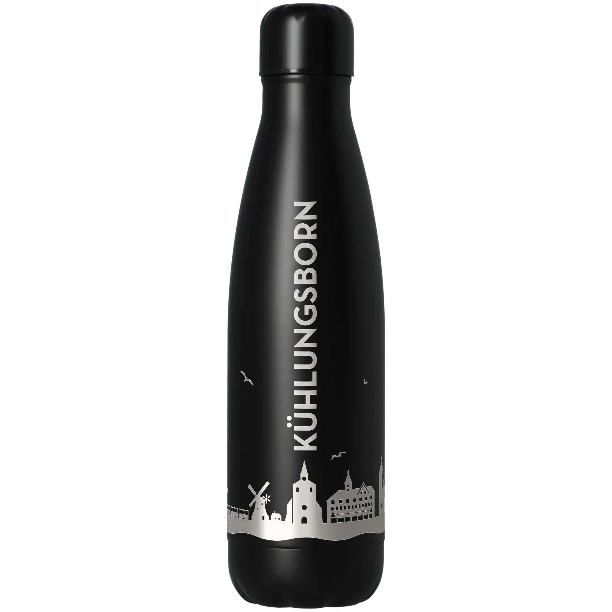 Trinkflasche Skyline Kühlungsborn Schwarz 500ml