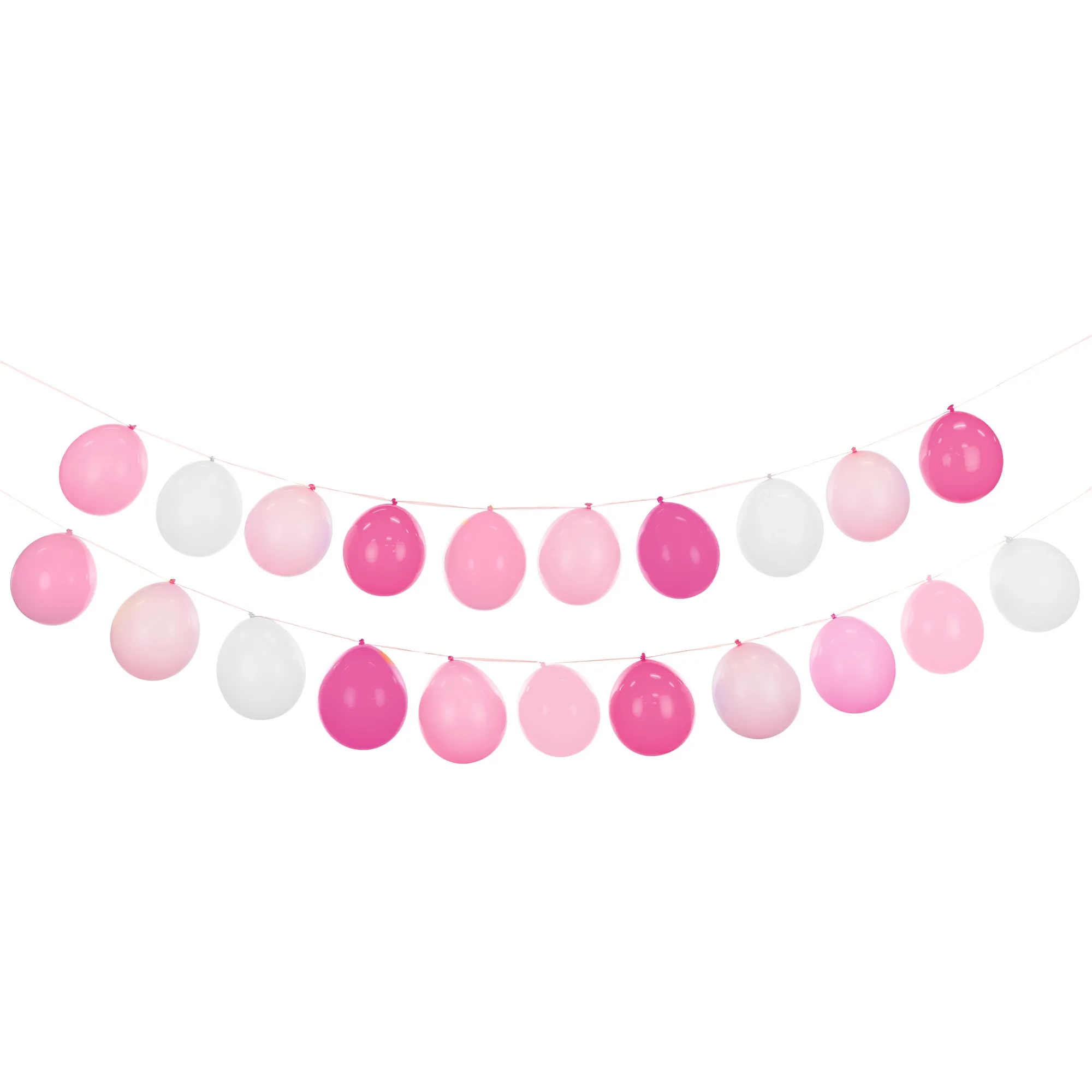 Ballongirlande 3in1, Pink
