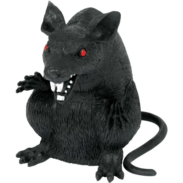 Deko-Ratte aus Plastik 23x15 cm