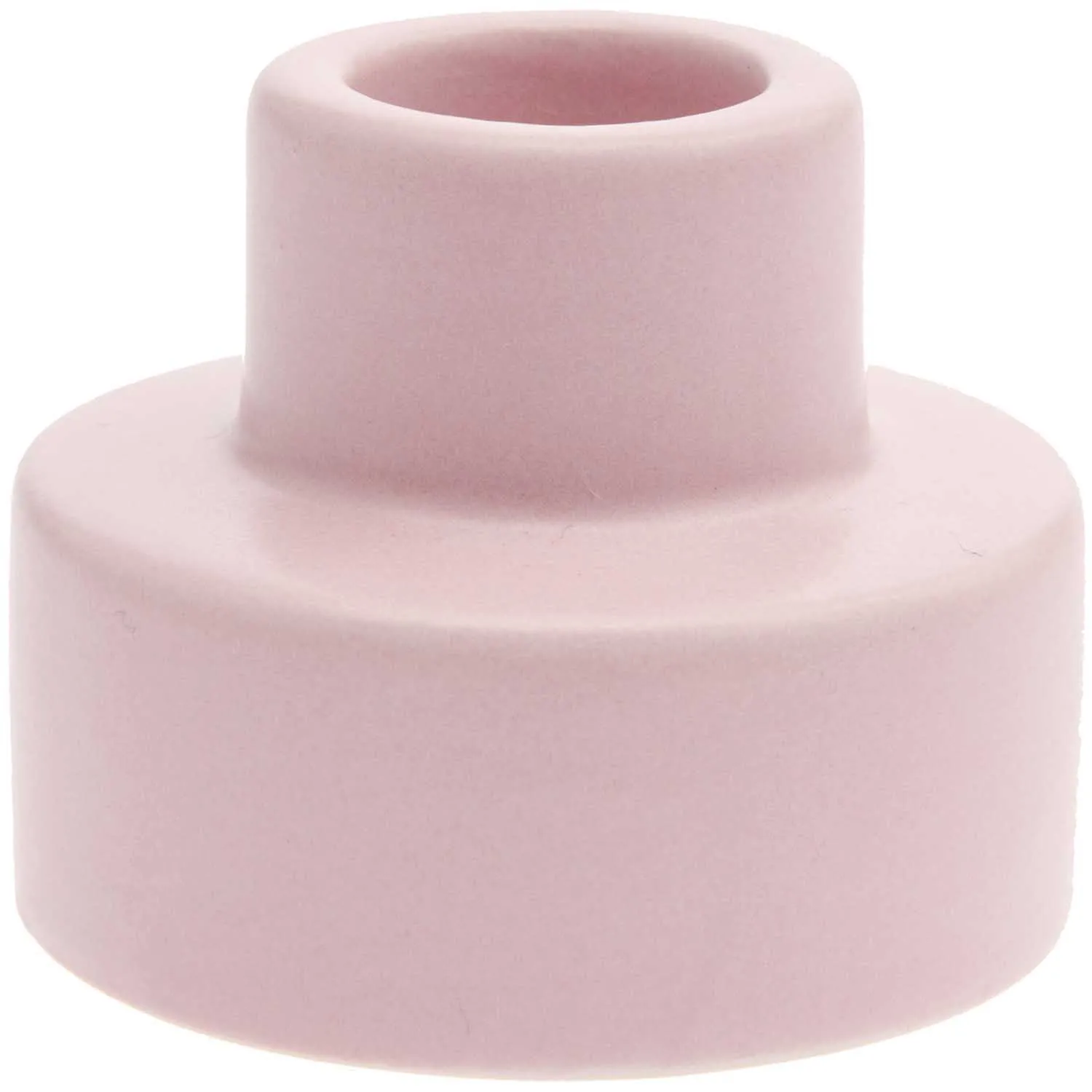 Kerzenständer aus Porzellan - Rosa - 5,5 cm Ø