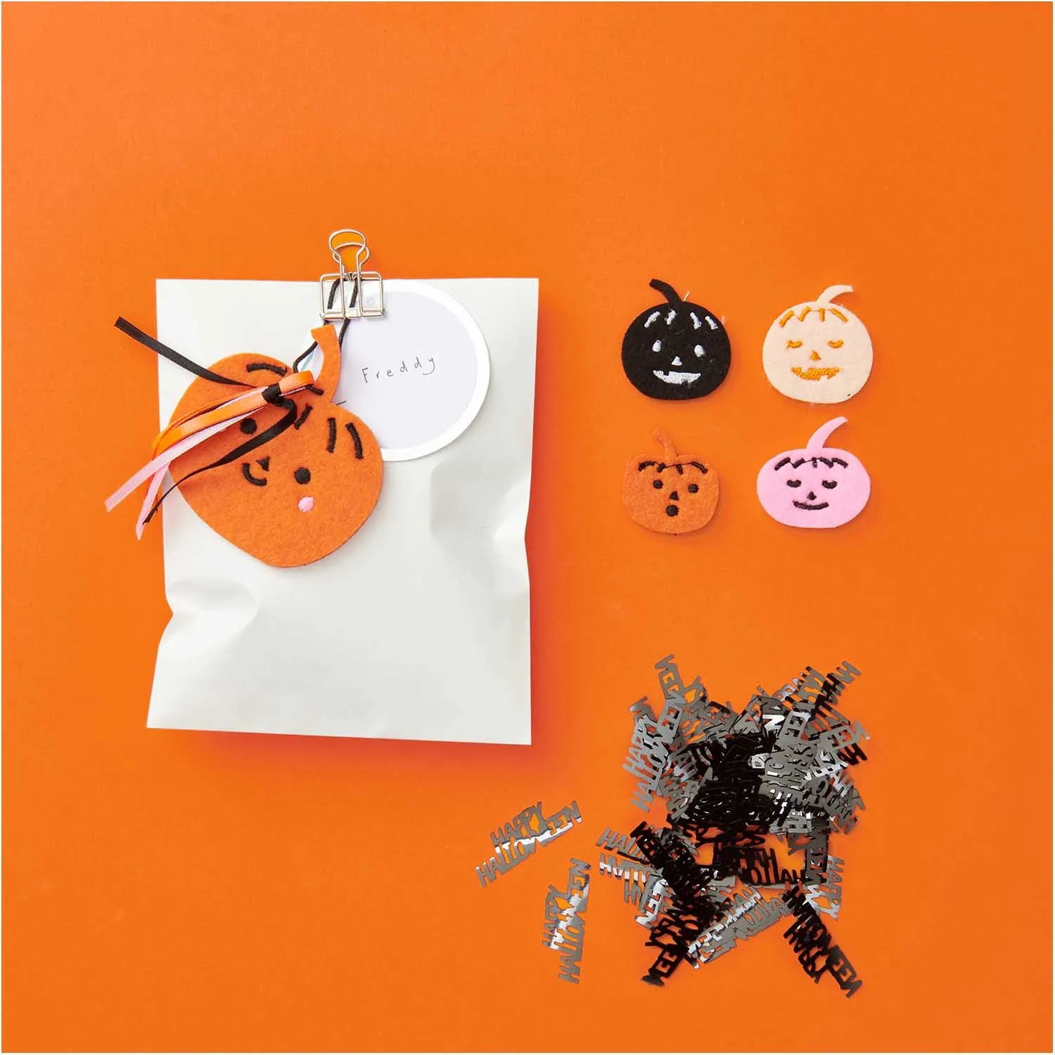 Konfetti "Happy Halloween", Schwarz, 200 Stück