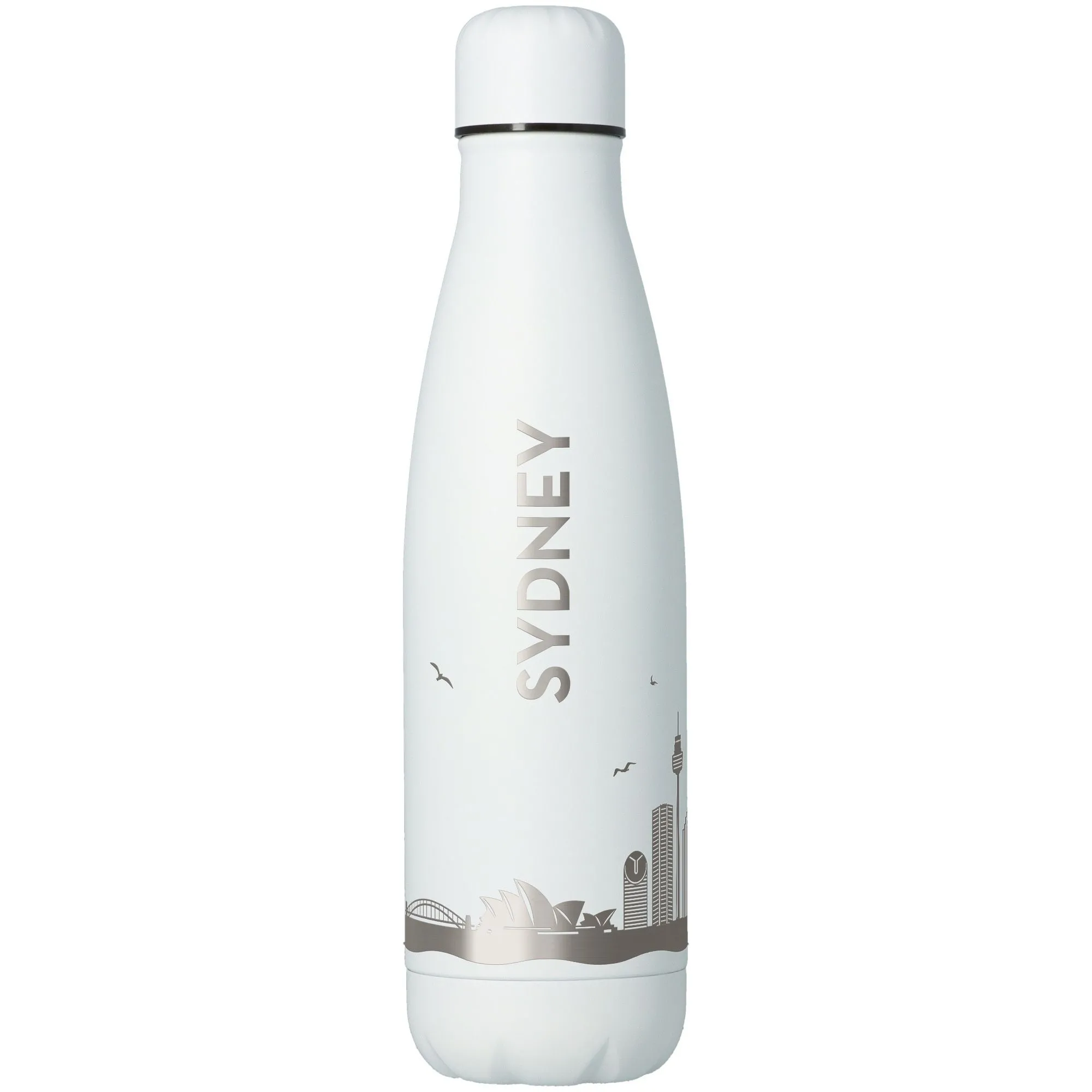 Trinkflasche Skyline Sydney Weiß 500ml
