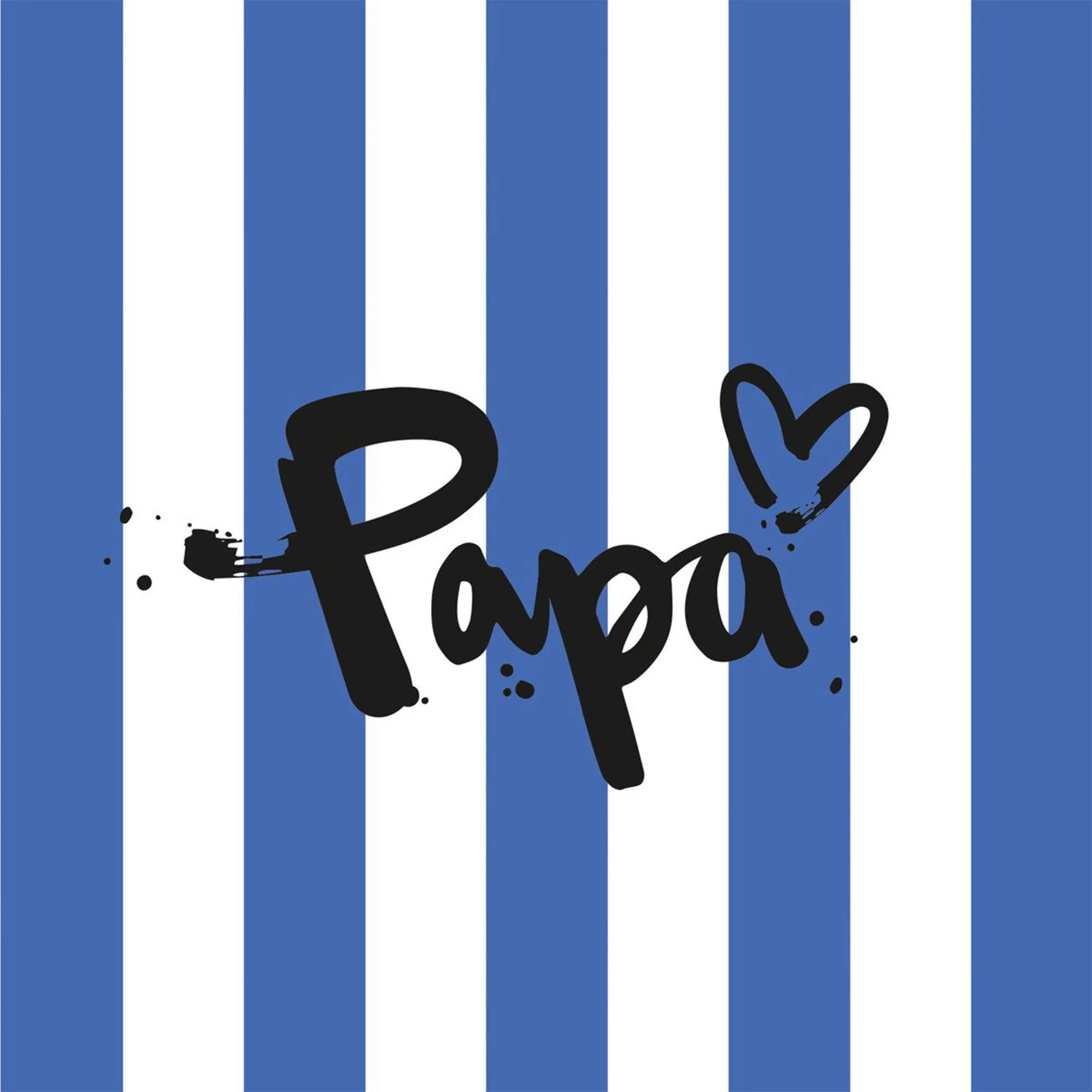 20 Servietten "Papa♡" 33x33cm