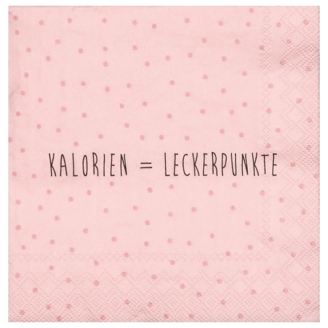 Räder Design - 20 Cocktailservietten "Kalorien = Leckerpunkte"