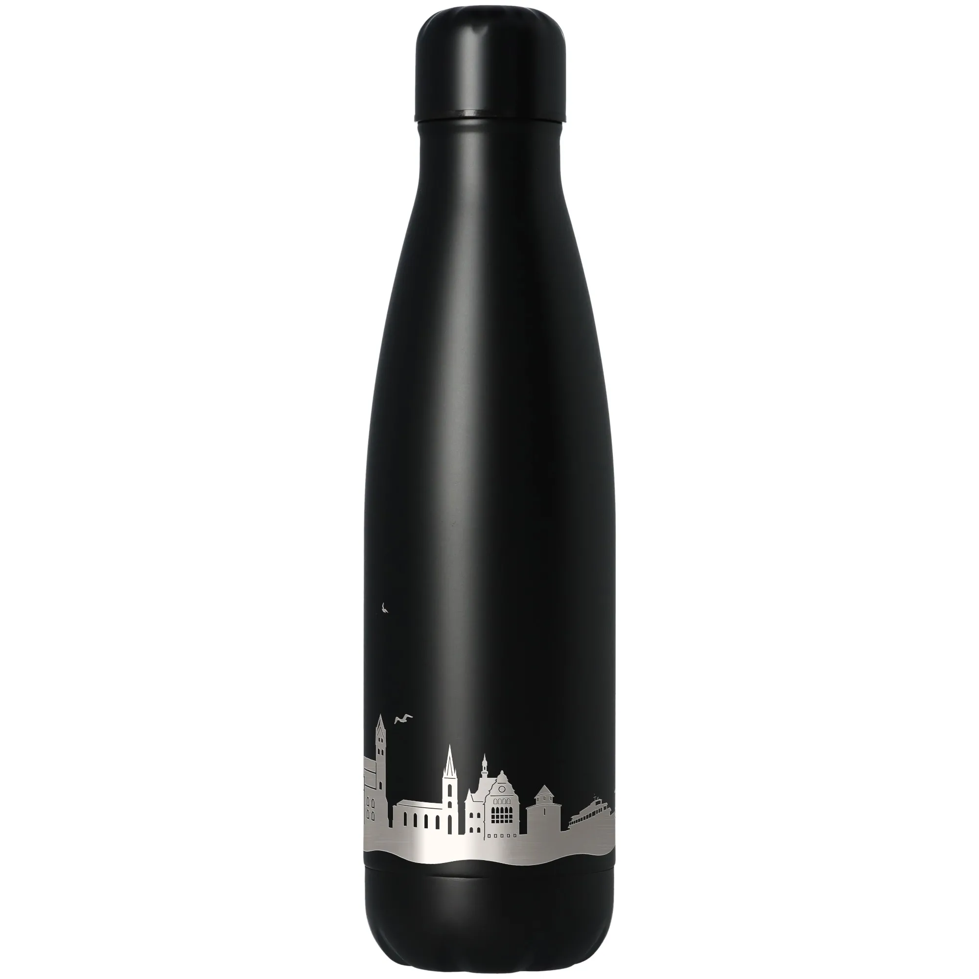 Trinkflasche Skyline Limburg Schwarz 500ml