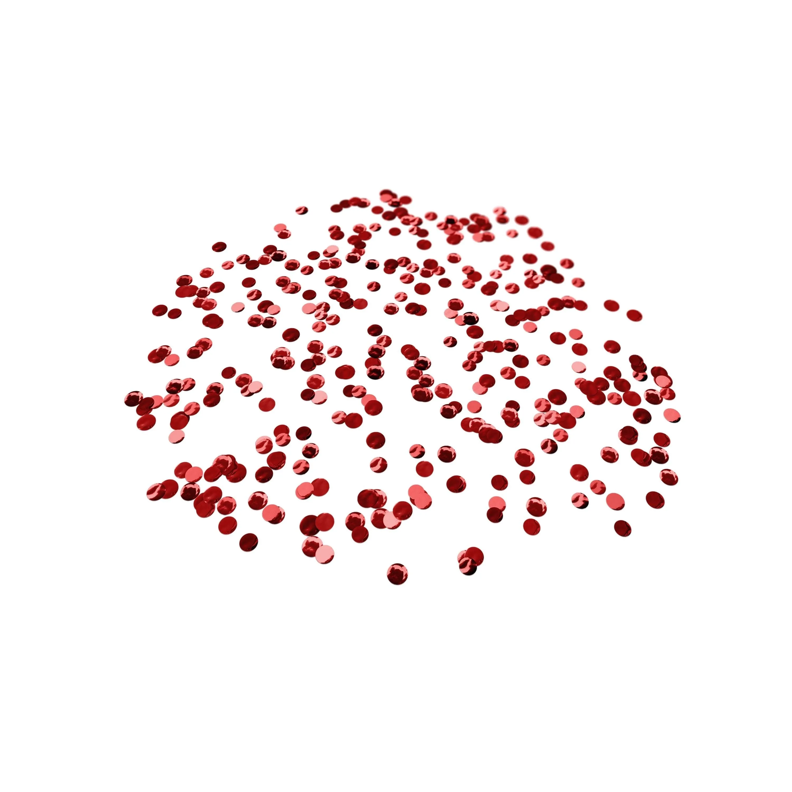Folienkonfetti 1cm Rund 1kg Rot