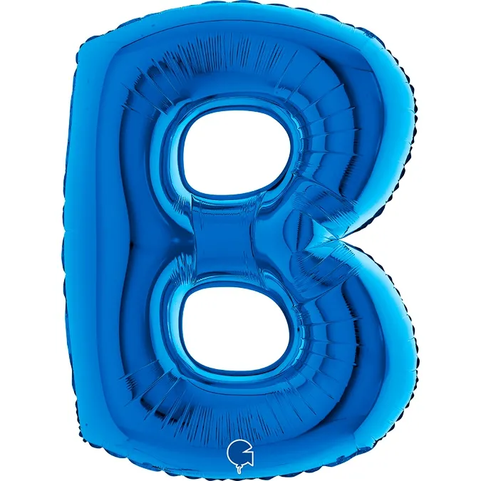 Folienballon Buchstabe B Blau 100cm