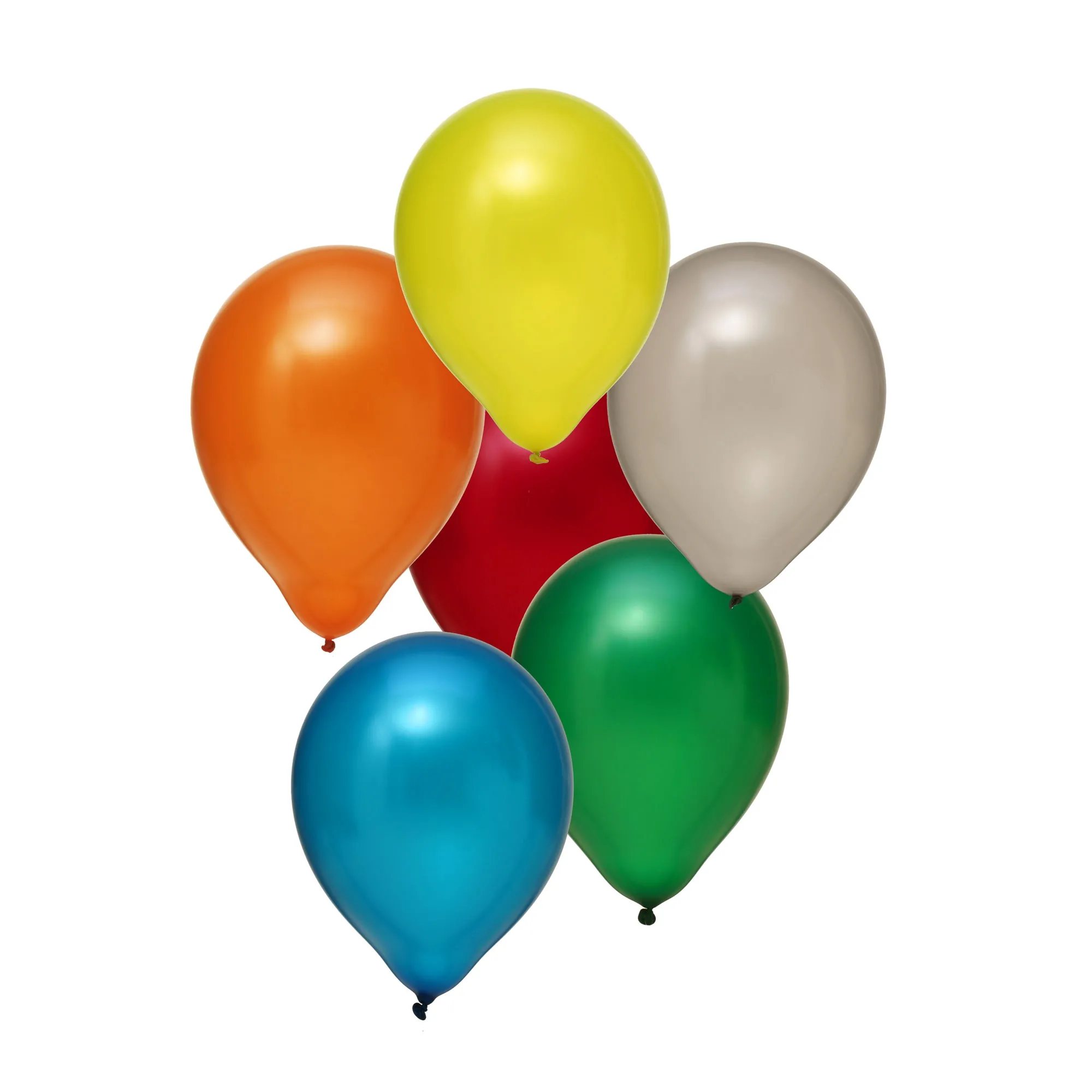 Latexballon Metallic Bunt 50 Stück Ø 30cm