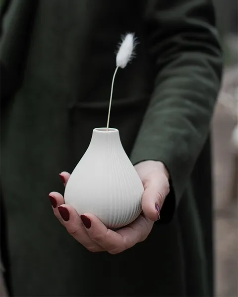 Storefactory - Ekenäs Vase S - Weiß