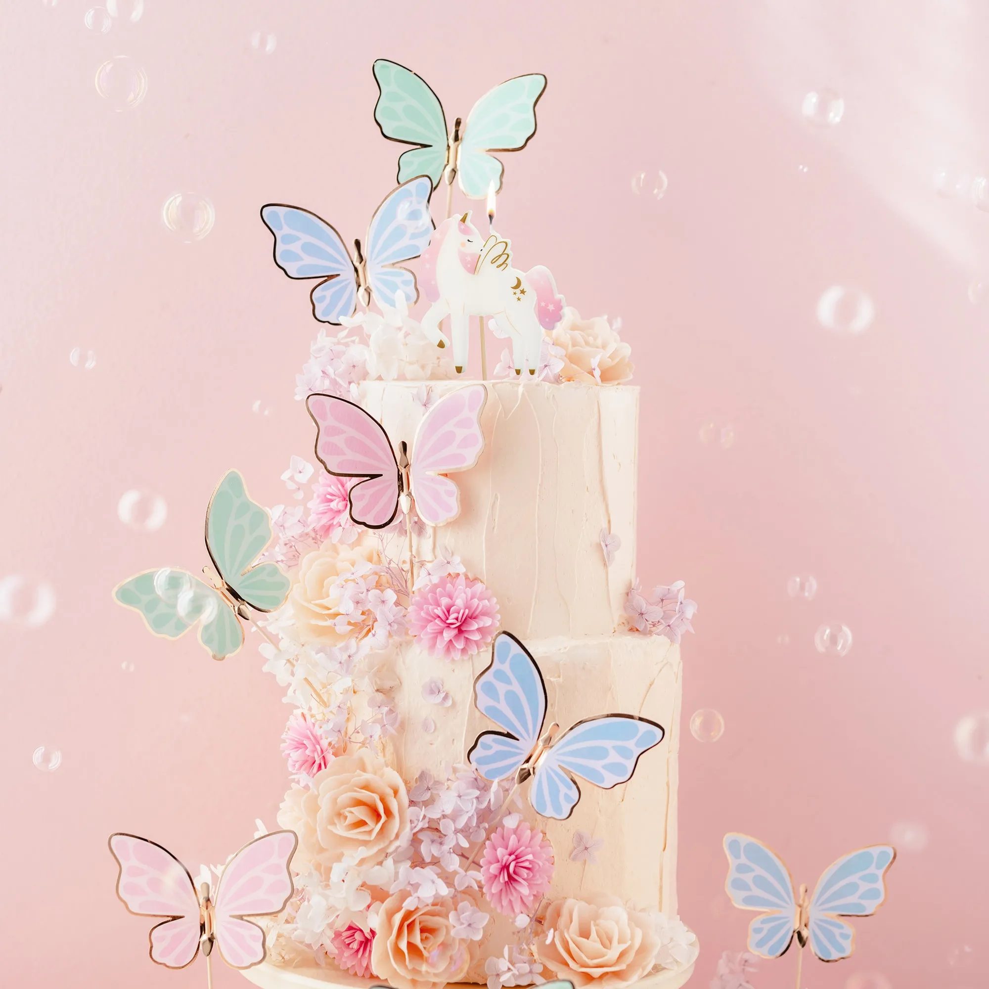 Cake Topper "Schmetterlinge" 9 Stück