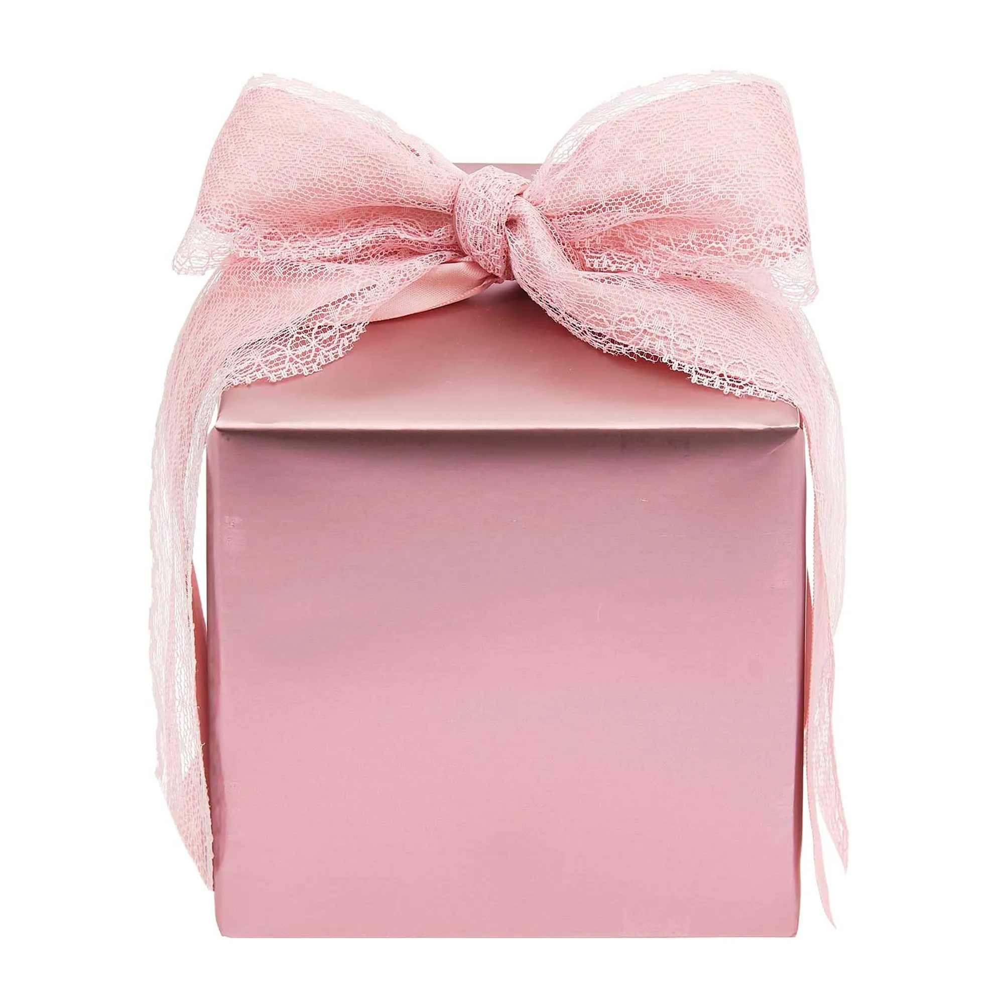 Geschenkpapier auf Rolle, Metallic Rosa Matt 2m
