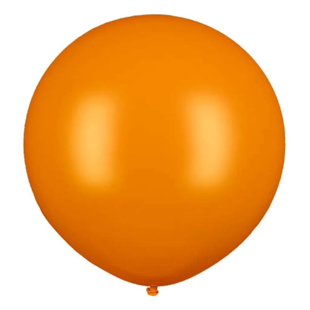 Ballon, Orangene Farbe, Latexballon, Runder Ballon, Party-Dekoration