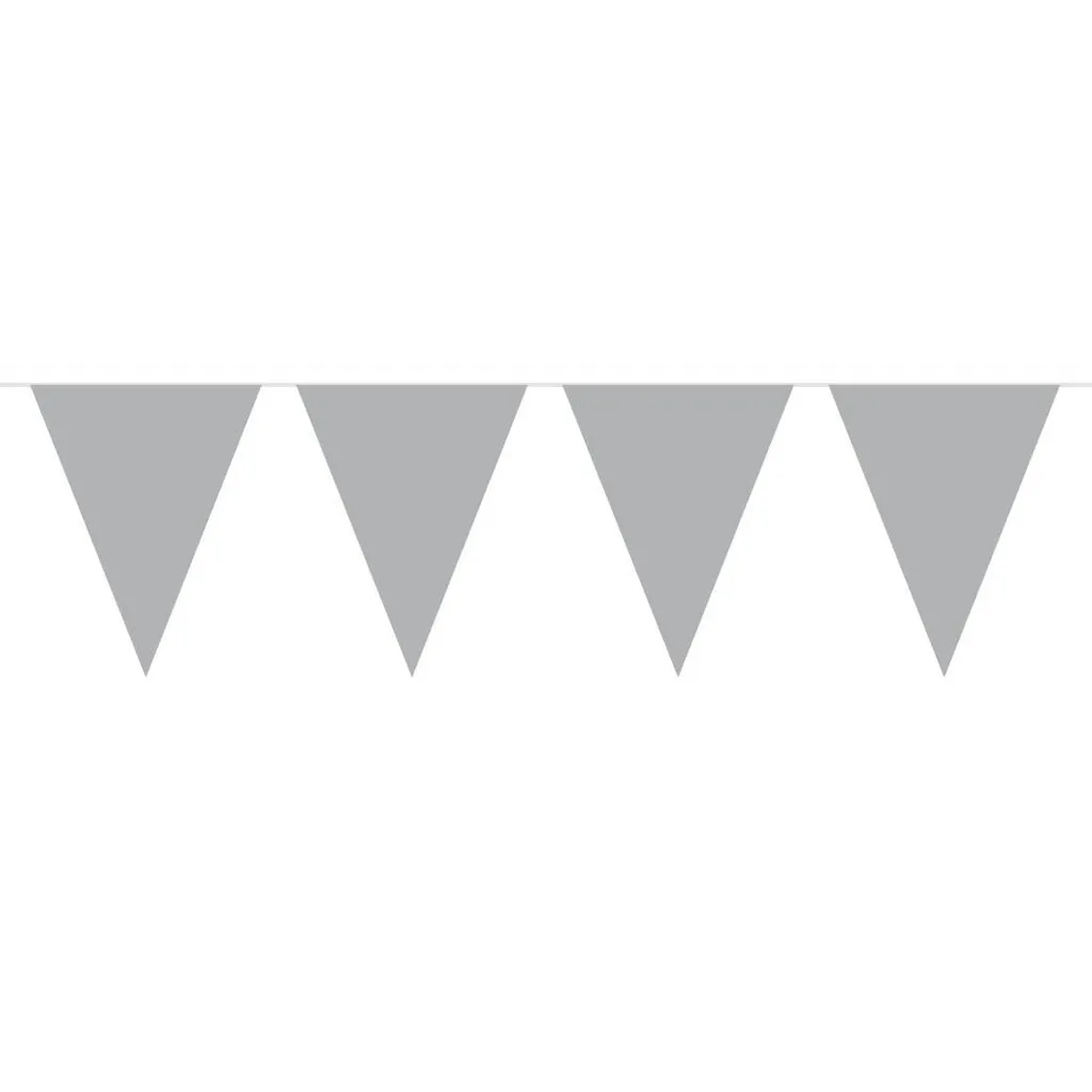 Wimpelkette Silber