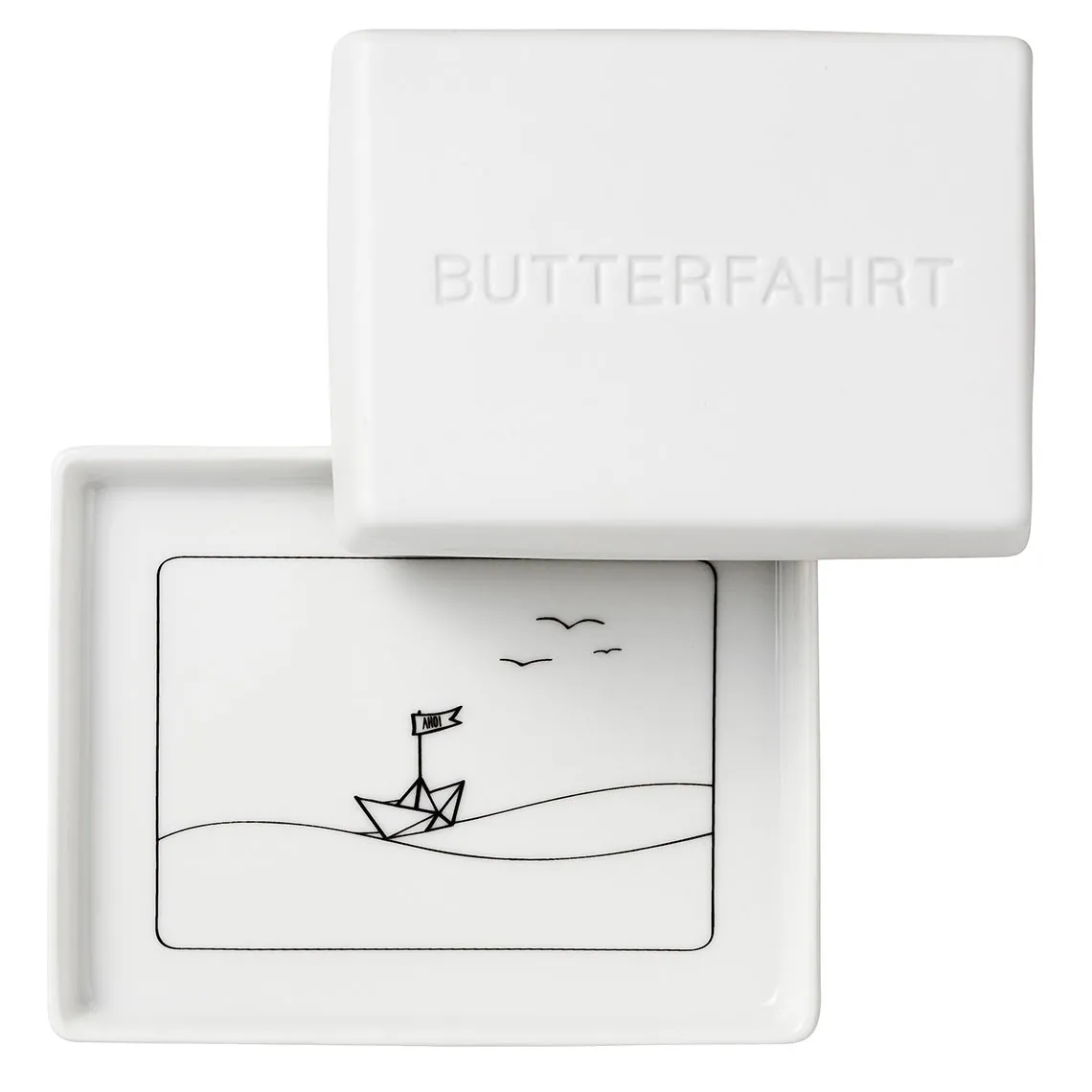 Räder Design - Butterdose "Butterfahrt"