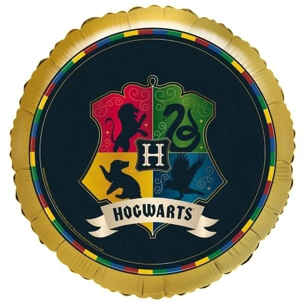 Hogwarts, Hogwarts-Logo, Goldballoon, Festelement, Harry-Potter-Theme
