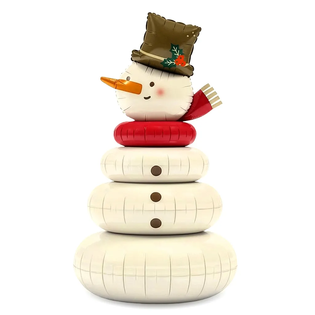 Folienballon "Schneemann" zur Luftbefüllung 64x120cm
